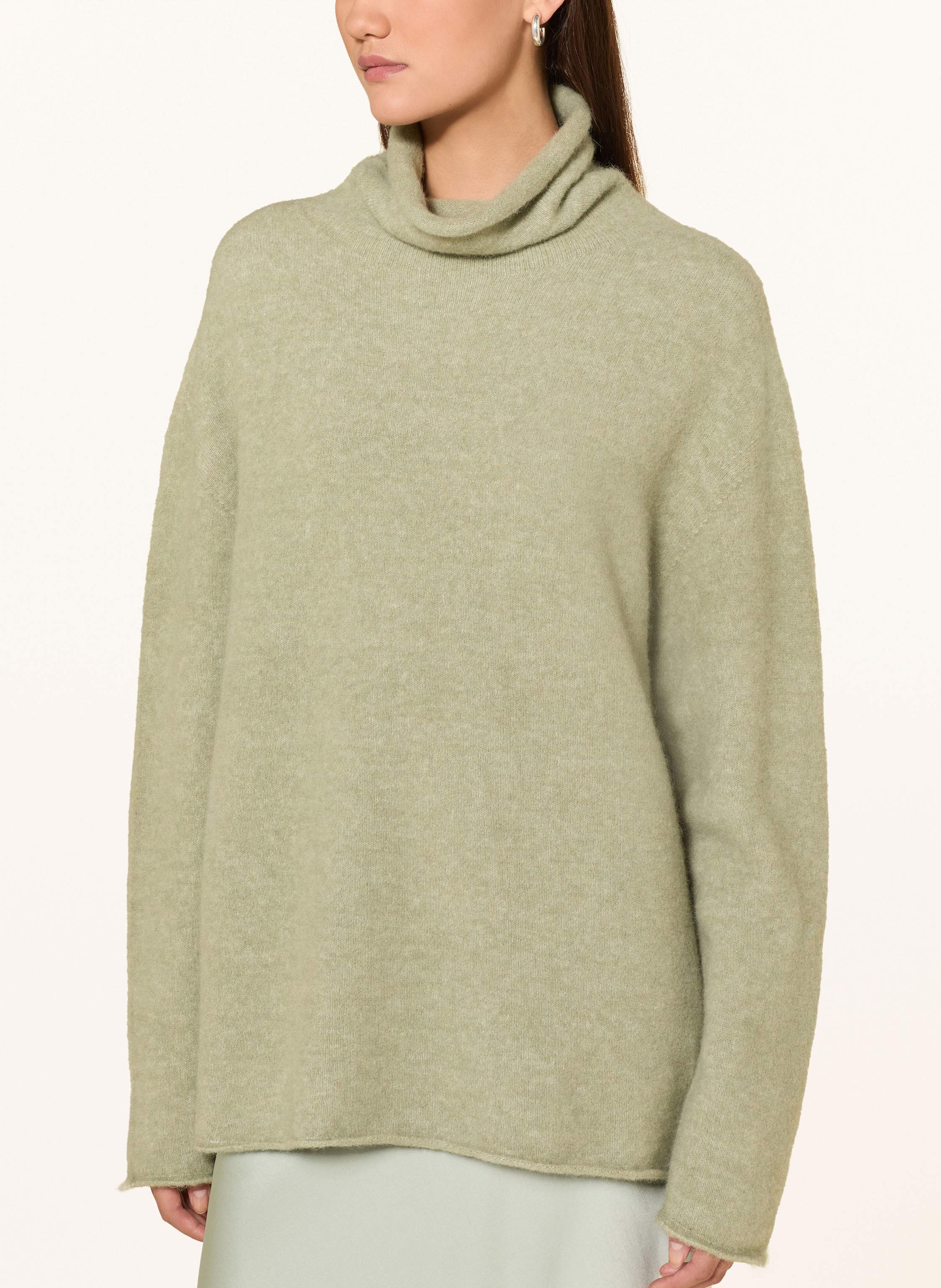 Thumbnail - Drykorn Rollkragenpullover Nephela Mit Alpaka gruen