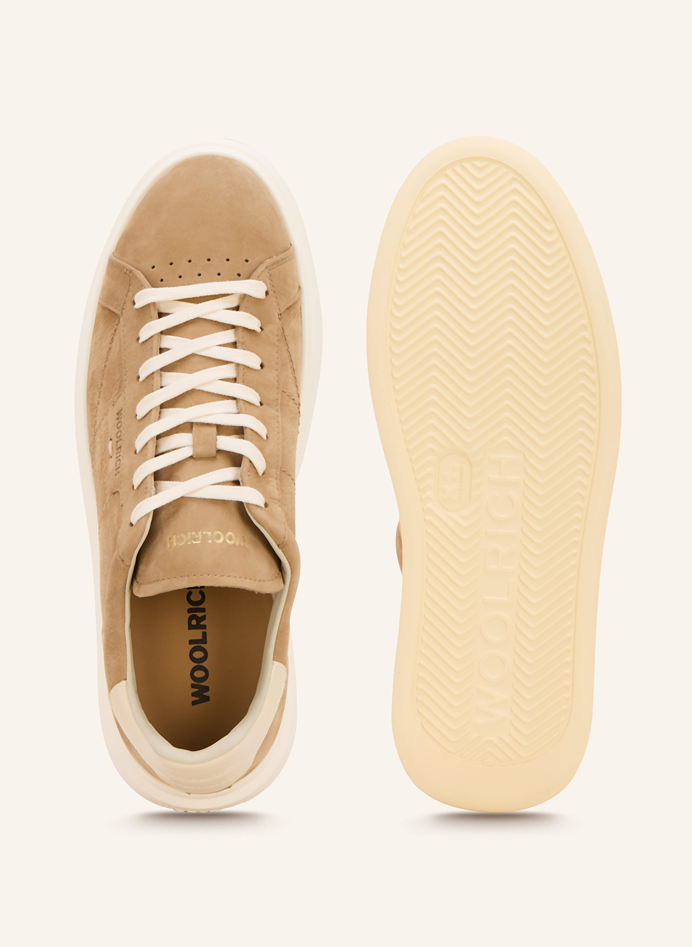 Thumbnail - Woolrich Sneaker Arrow beige