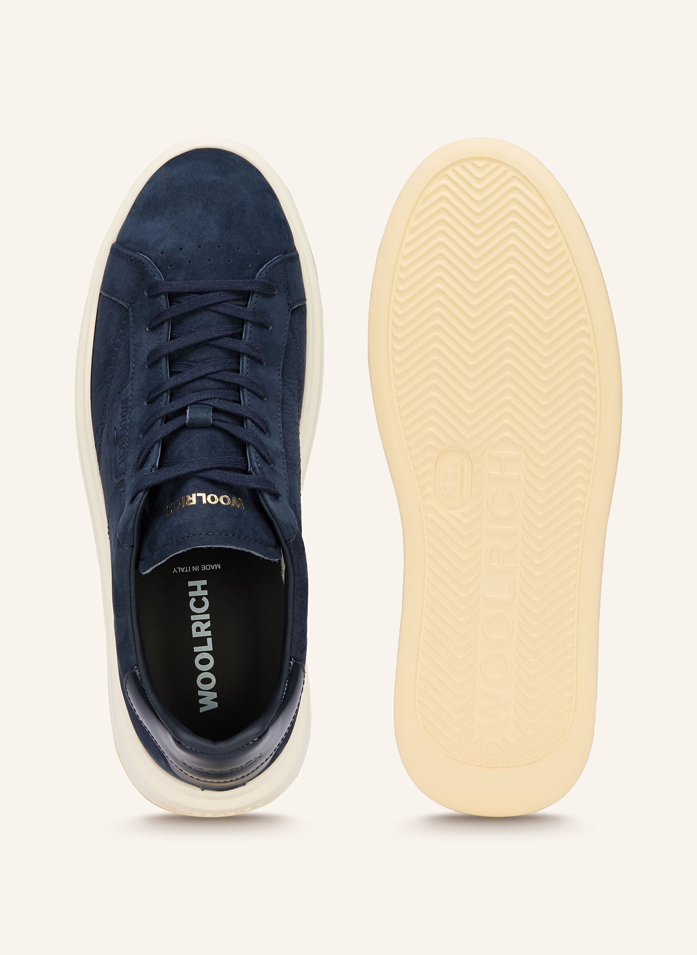 Thumbnail - Woolrich Sneaker Arrow blau