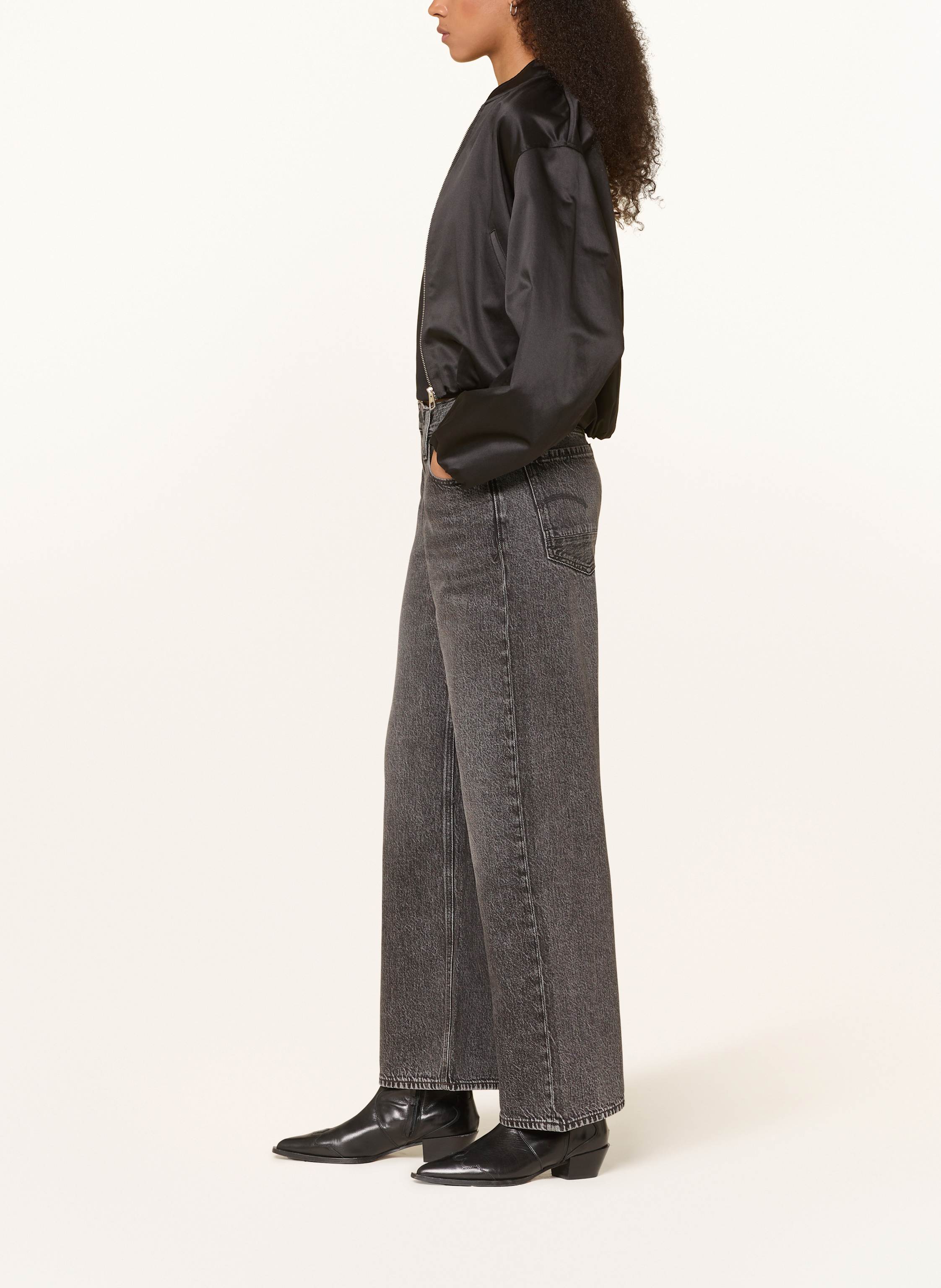 Thumbnail - G-Star Wide Leg Jeans Judee grau