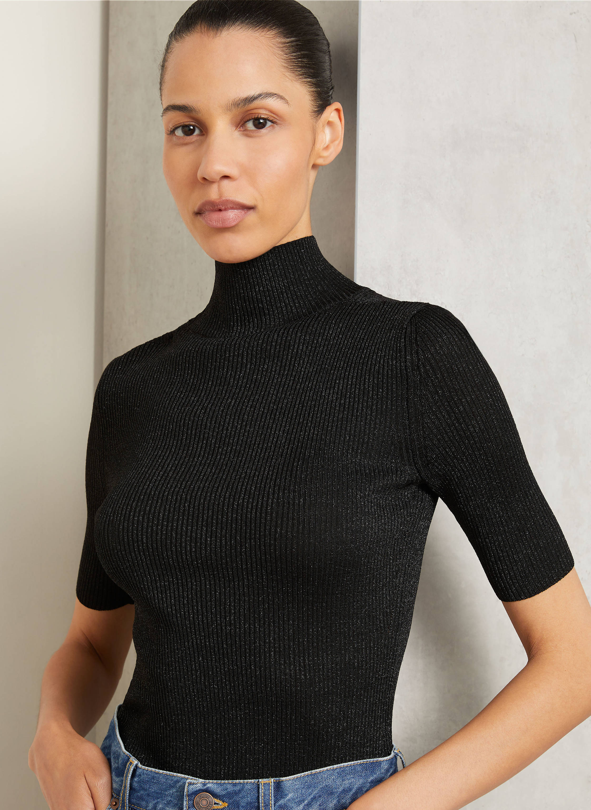 Thumbnail - Missoni Strickshirt Mit Glitzergarn schwarz