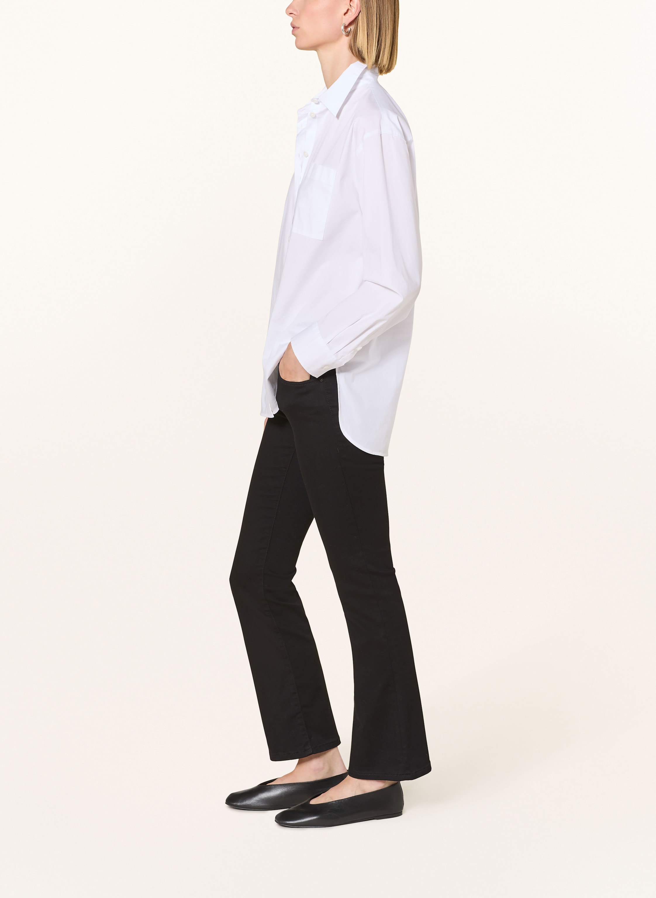 Thumbnail - Mavi Bootcut Jeans Bella schwarz