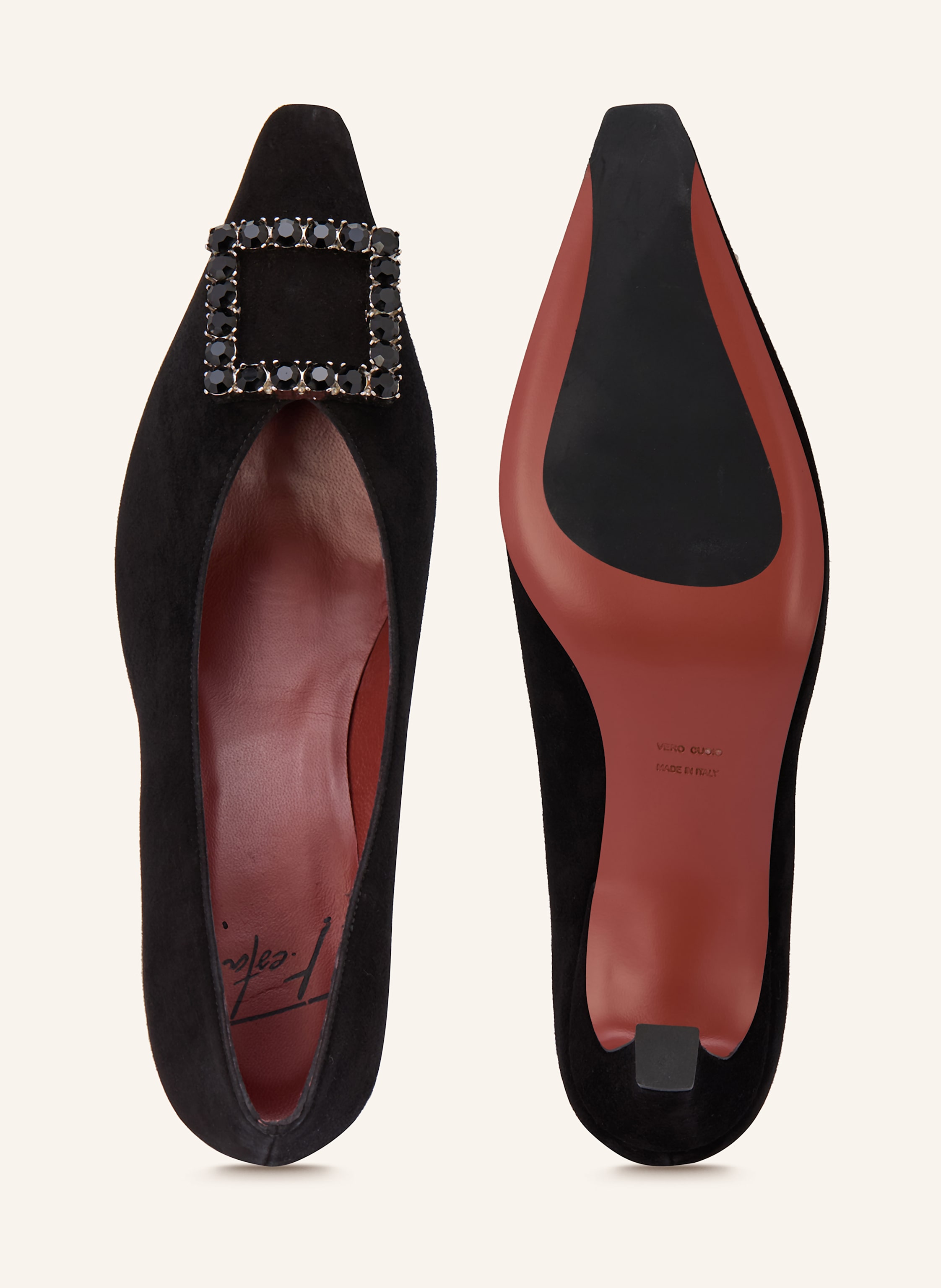 Thumbnail - Festa Pumps Naelle Mit Schmucksteinen schwarz