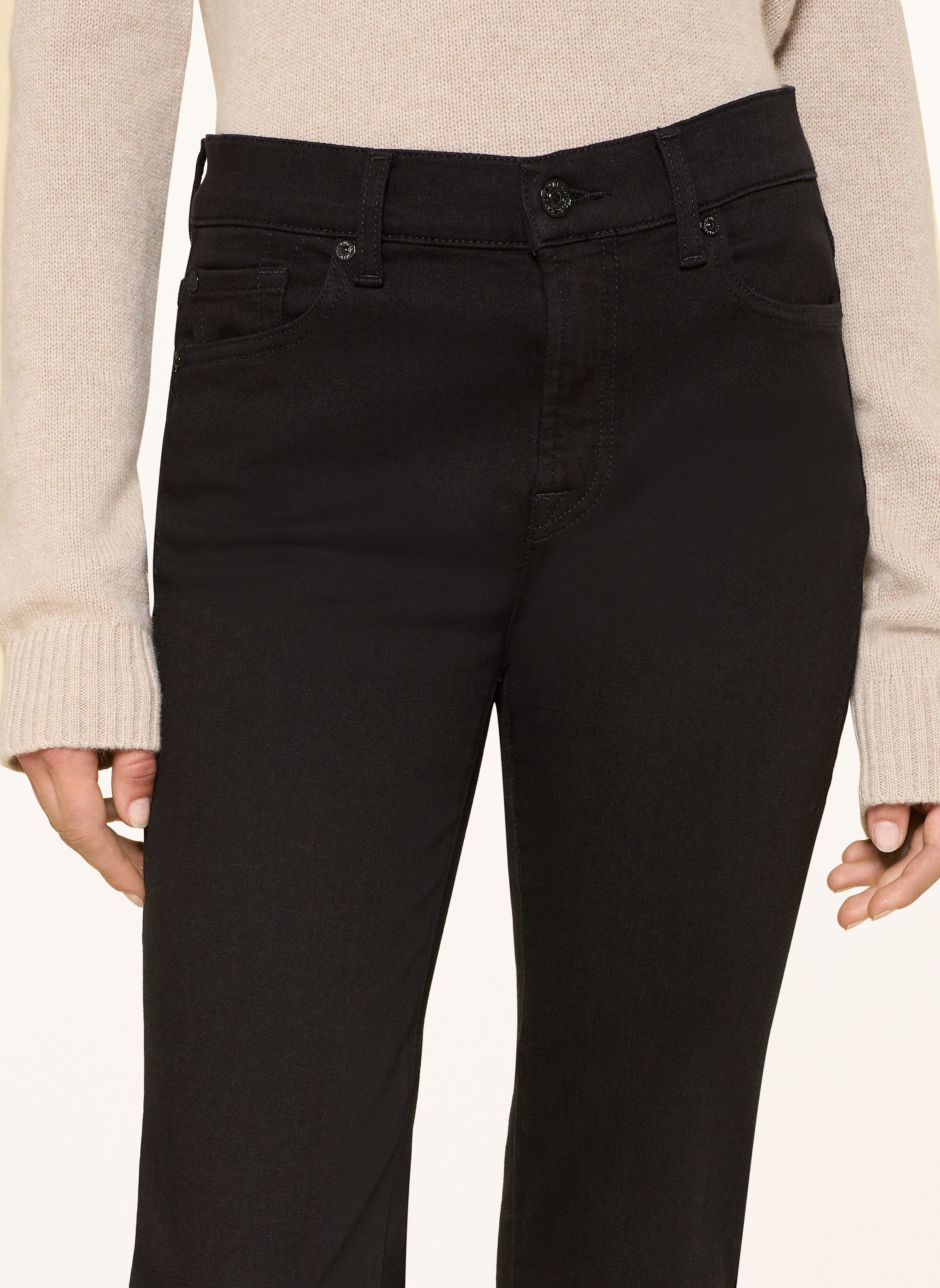 Thumbnail - 7 For All Mankind Bootcut Jeans Bootcut schwarz