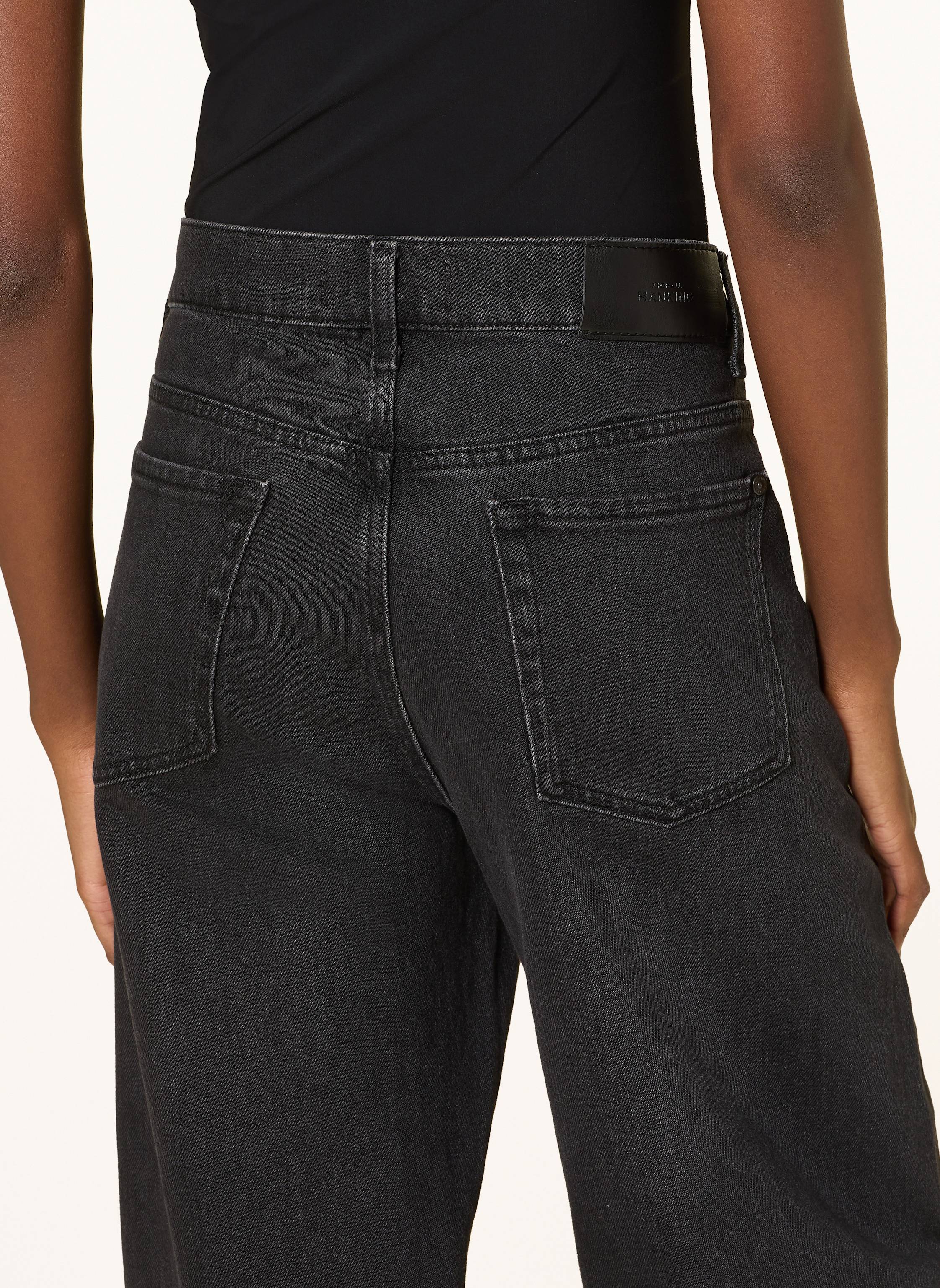 Thumbnail - 7 For All Mankind Wide Leg Jeans Twisted Bonnie schwarz