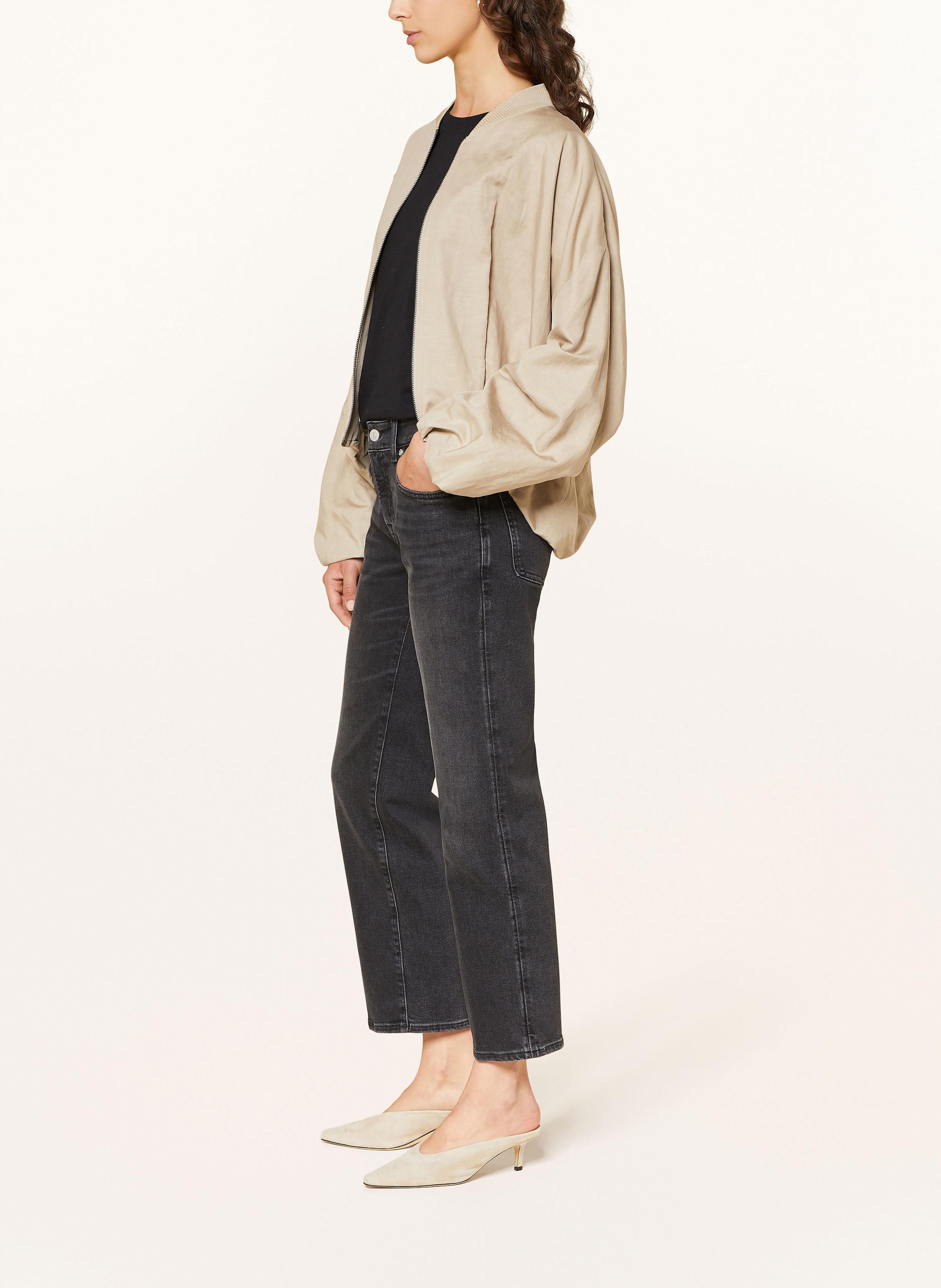 Thumbnail - 7 For All Mankind Straight Jeans Calie Straight Ankle schwarz