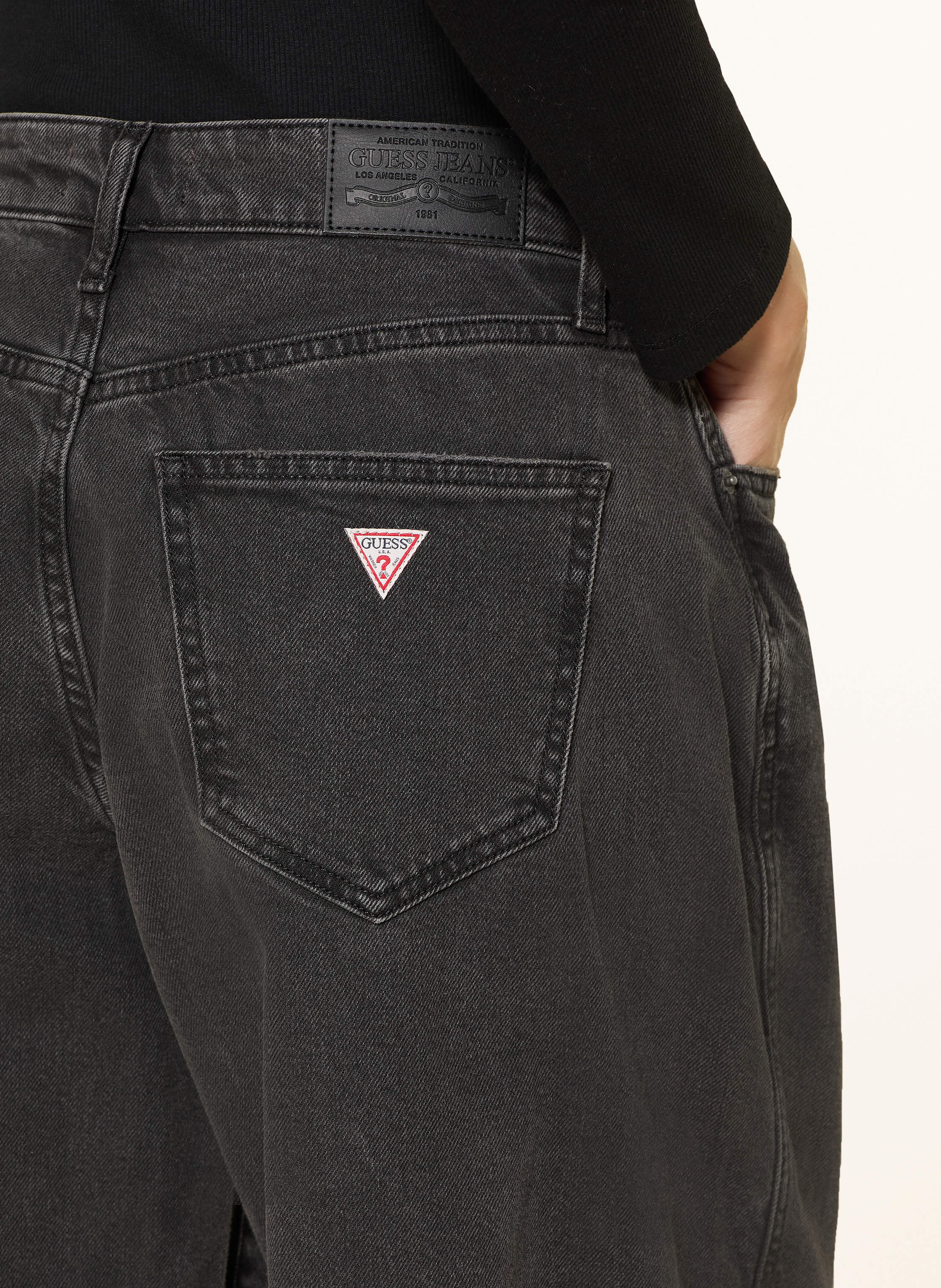 Thumbnail - Guess Jeans Barrel Jeans schwarz