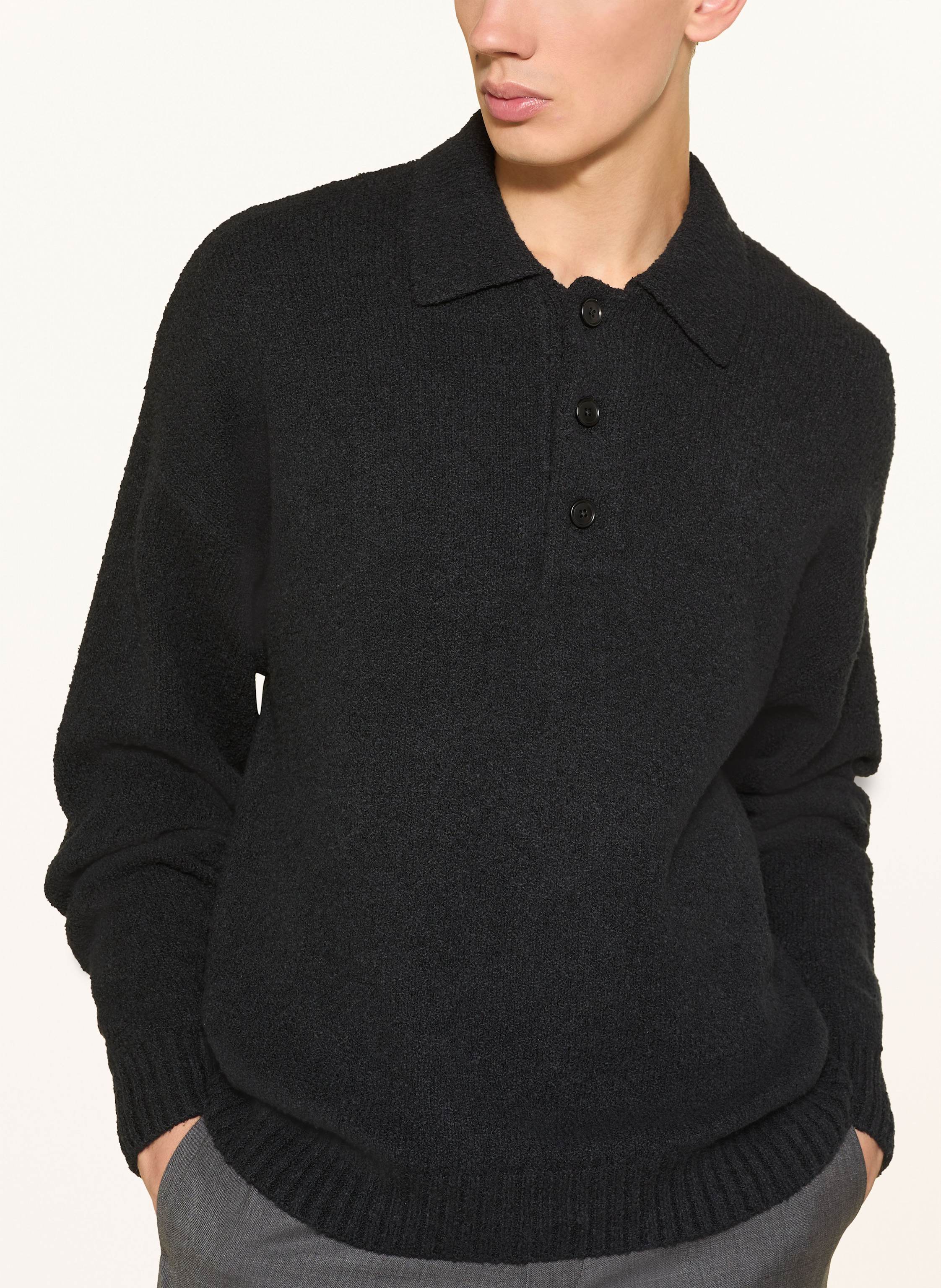 Thumbnail - Drykorn Bouclé-Pullover Bekket schwarz