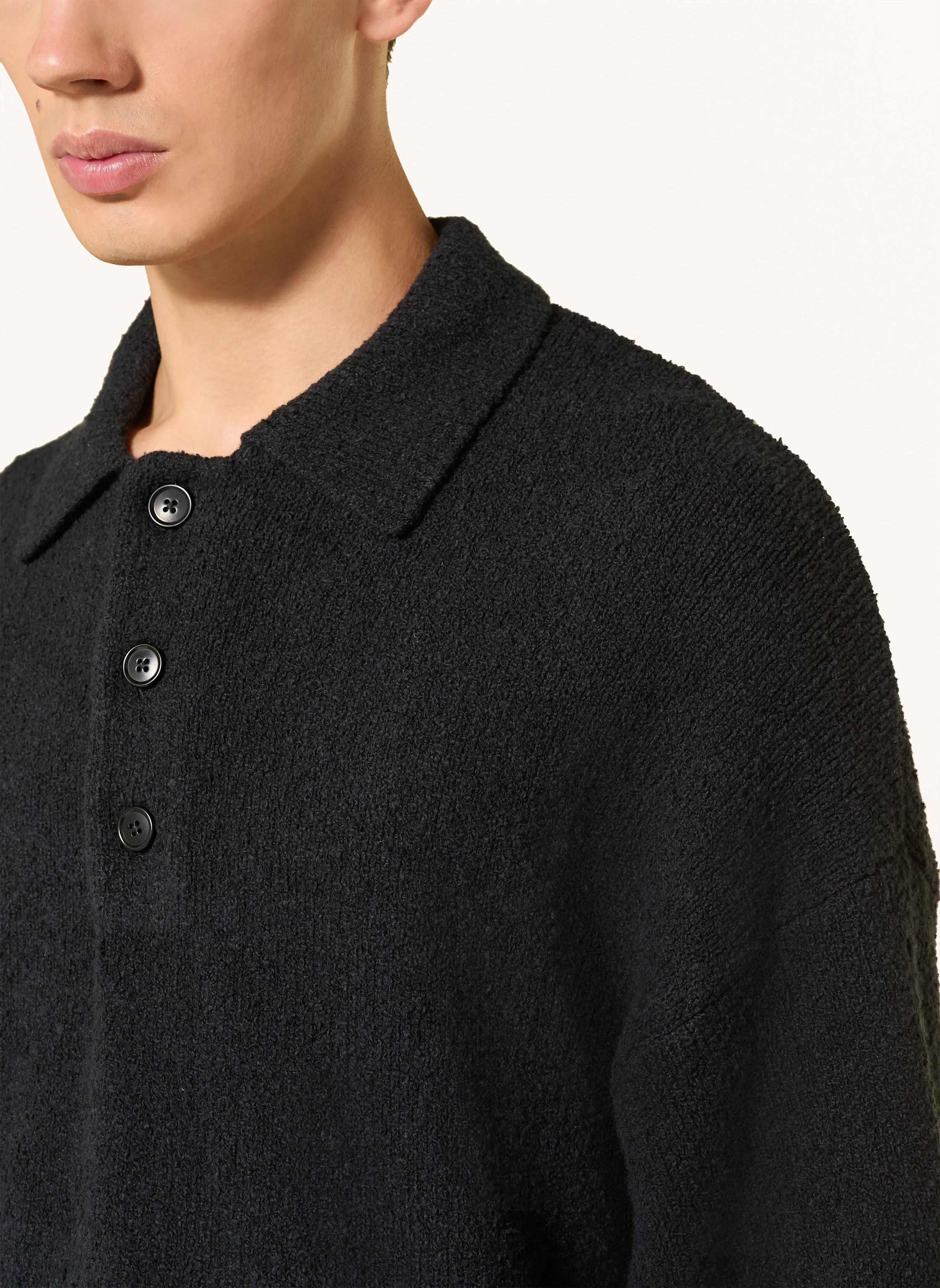 Thumbnail - Drykorn Bouclé-Pullover Bekket schwarz