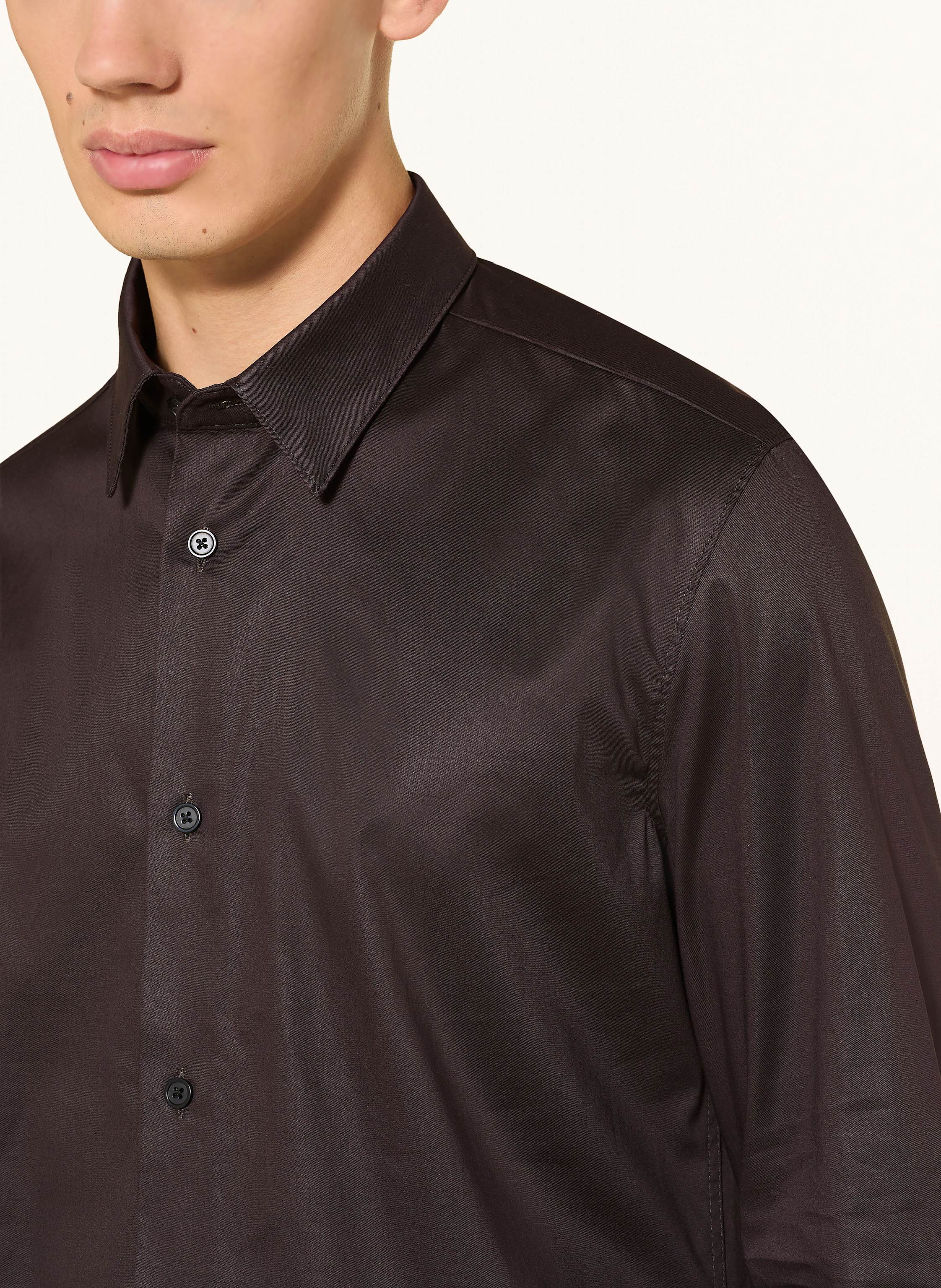 Thumbnail - Drykorn Hemd Daneel Slim Fit braun