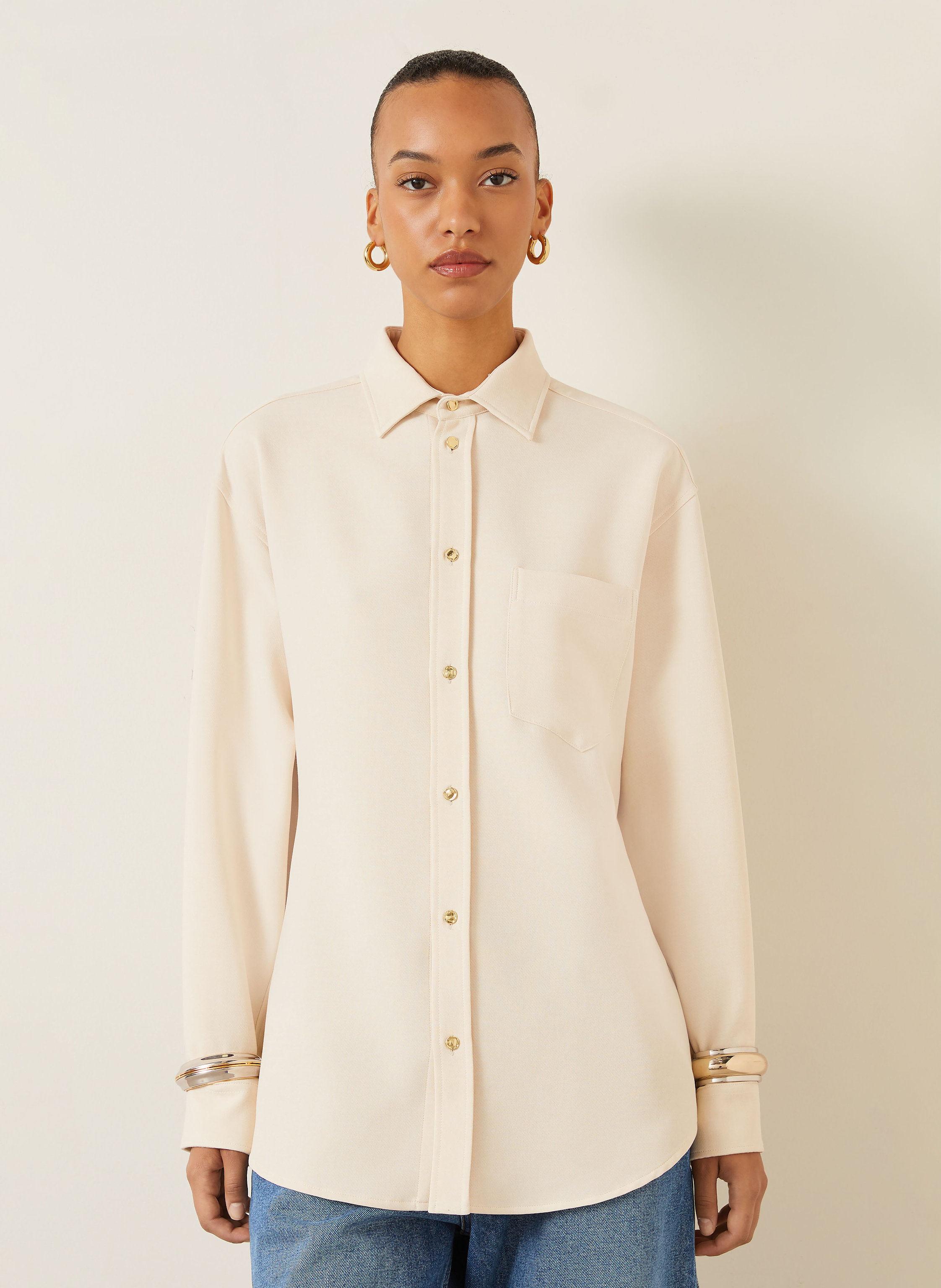 Thumbnail - Darkpark Hemdbluse Anne weiss