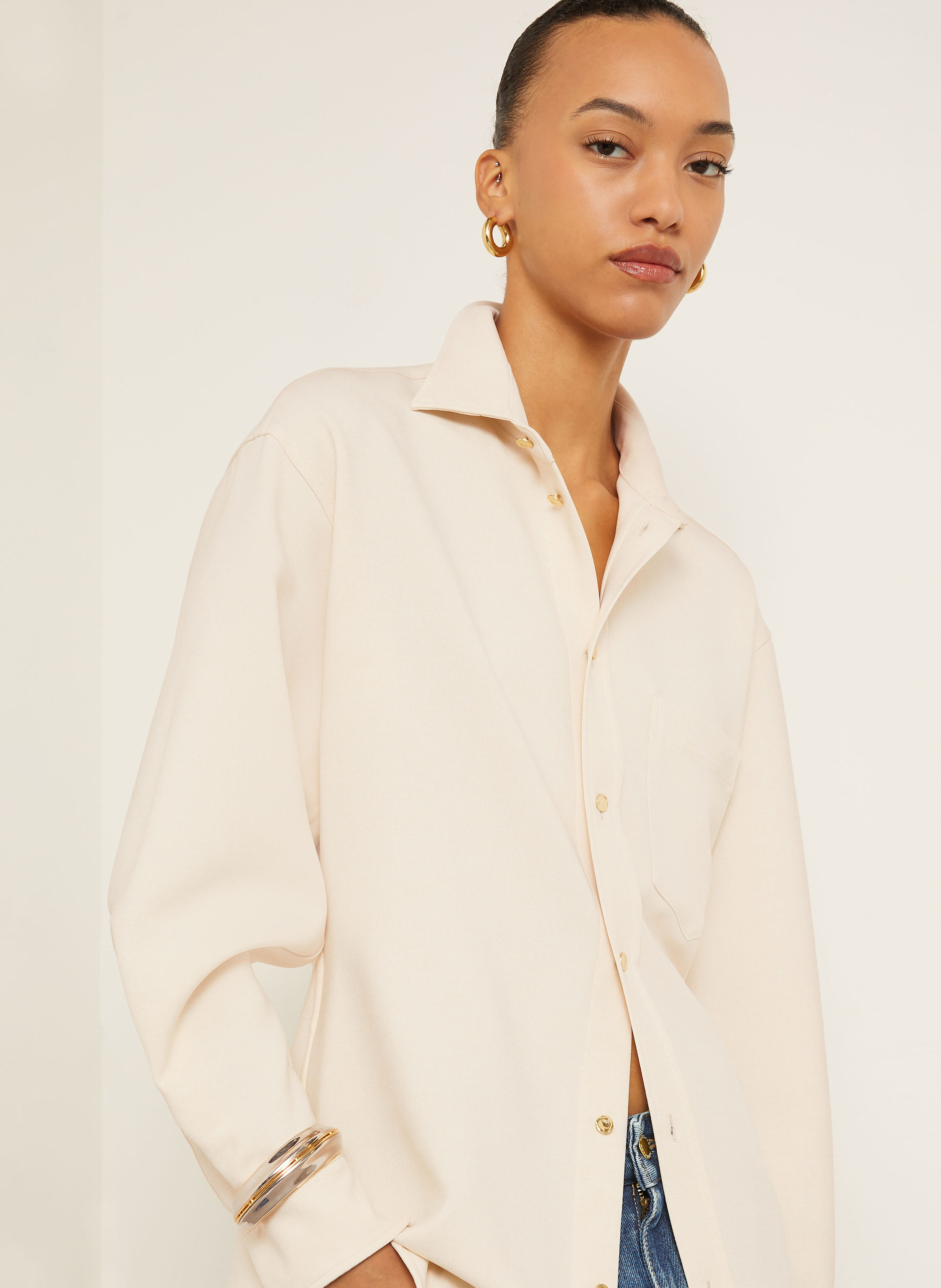 Thumbnail - Darkpark Hemdbluse Anne weiss