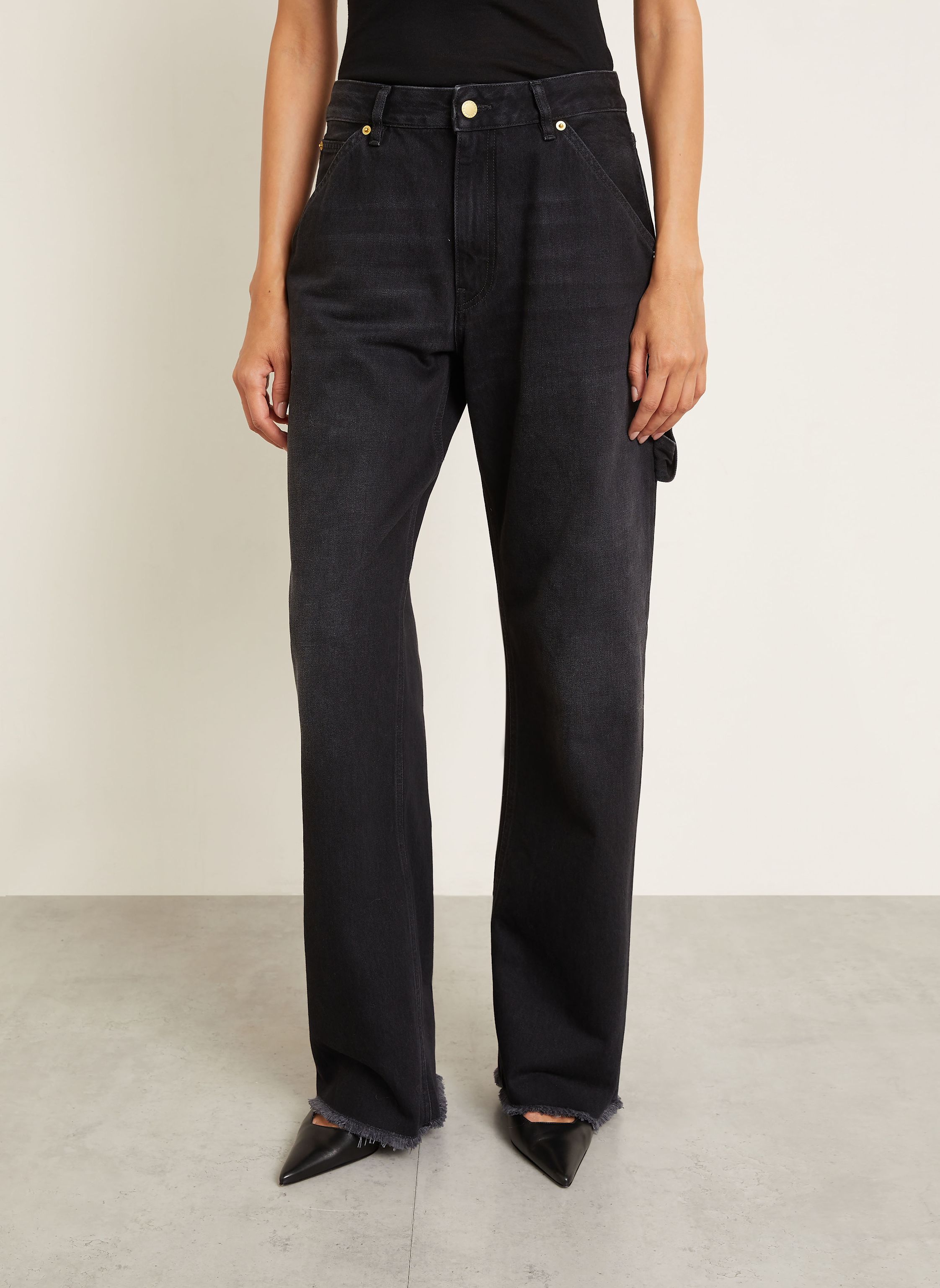 Thumbnail - Darkpark Straight Jeans Lara braun