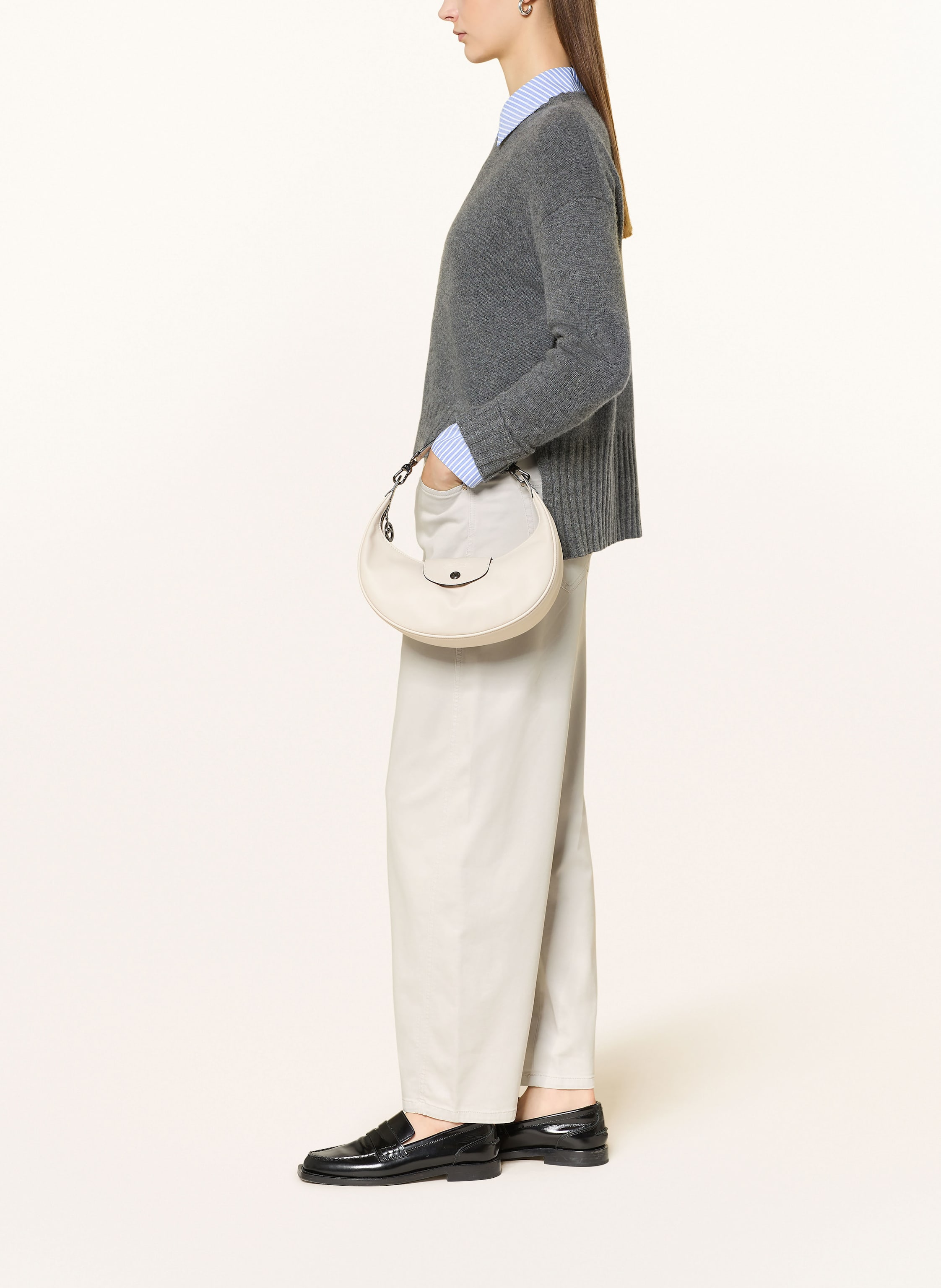 Thumbnail - Raffaello Rossi Mom Jeans Hanni grau