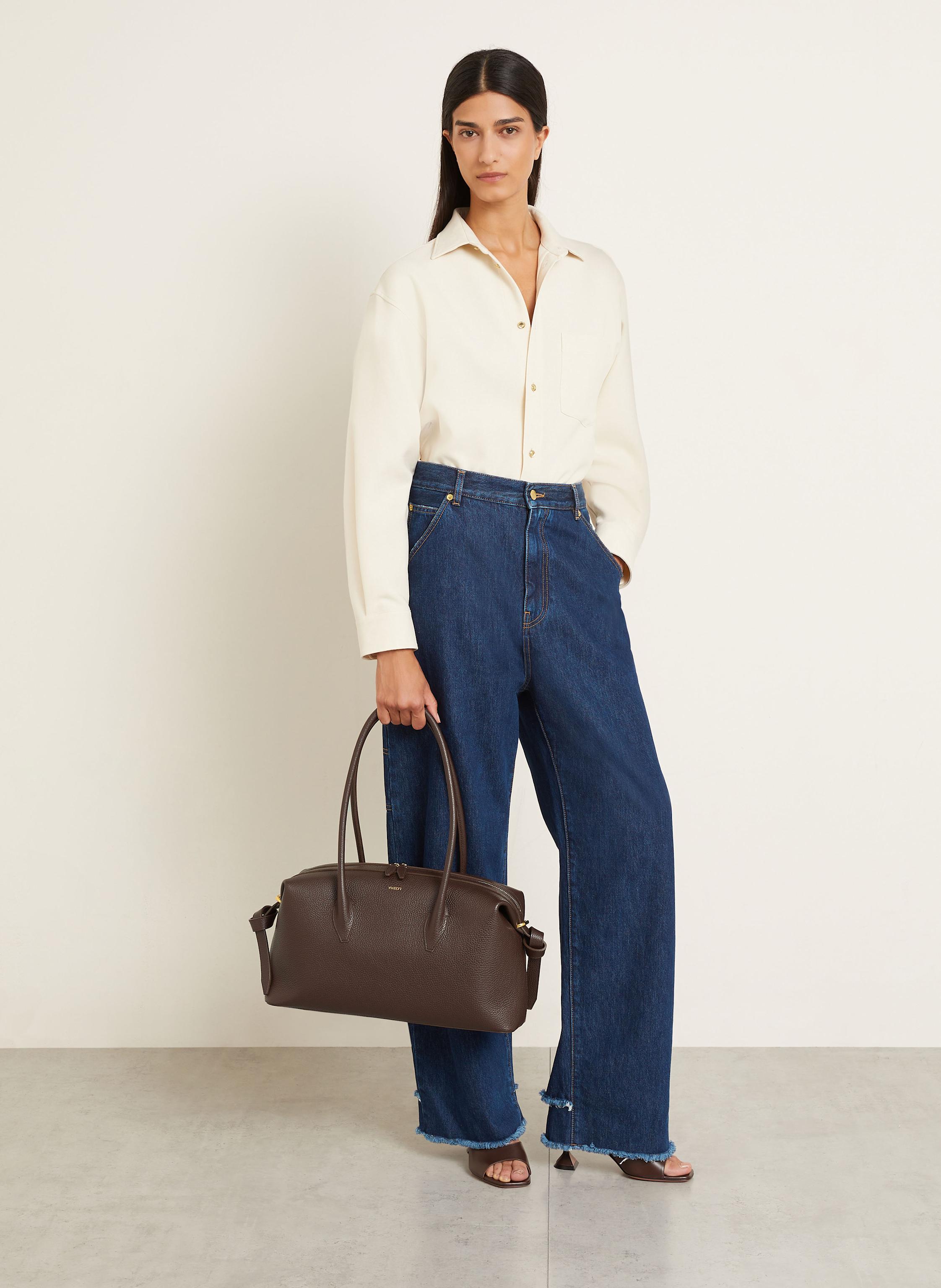 Thumbnail - Yuzefi Schultertasche Brioche Duffle braun