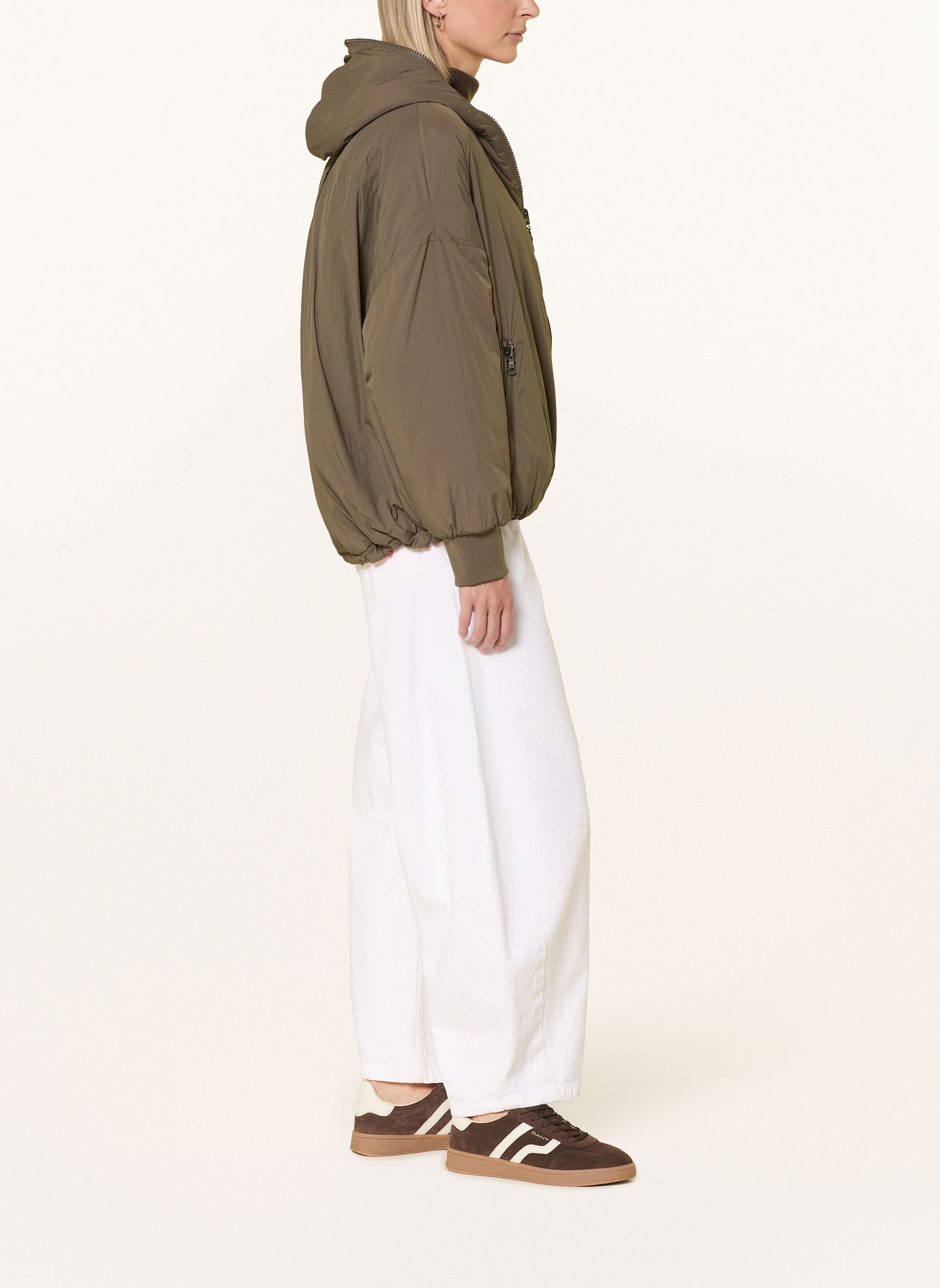 Thumbnail - No.1 Como Jacke Cherry Zum Wenden braun