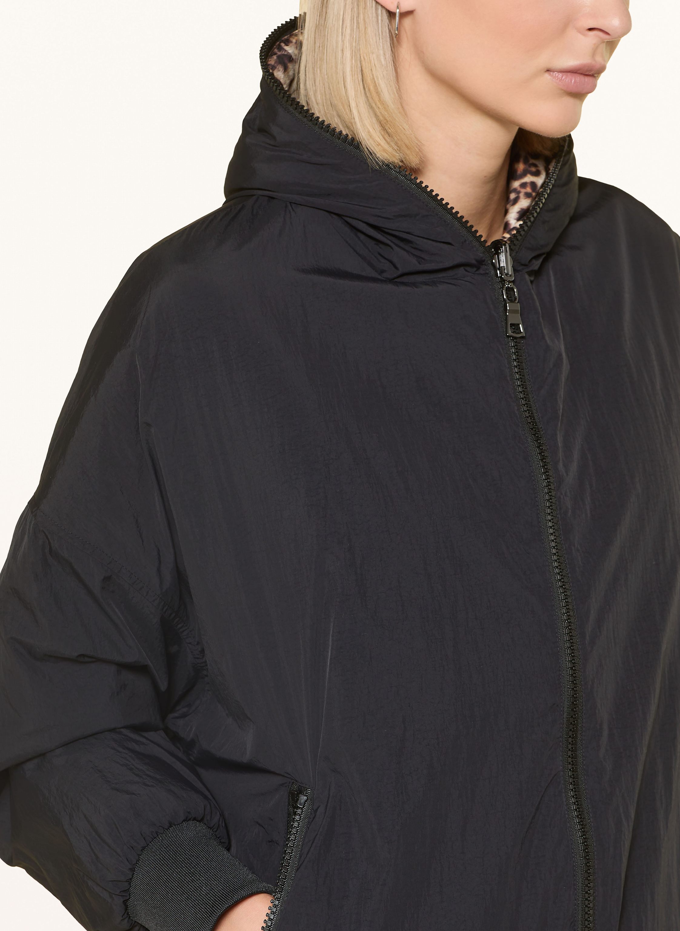 Thumbnail - No.1 Como Jacke Cherry Zum Wenden schwarz