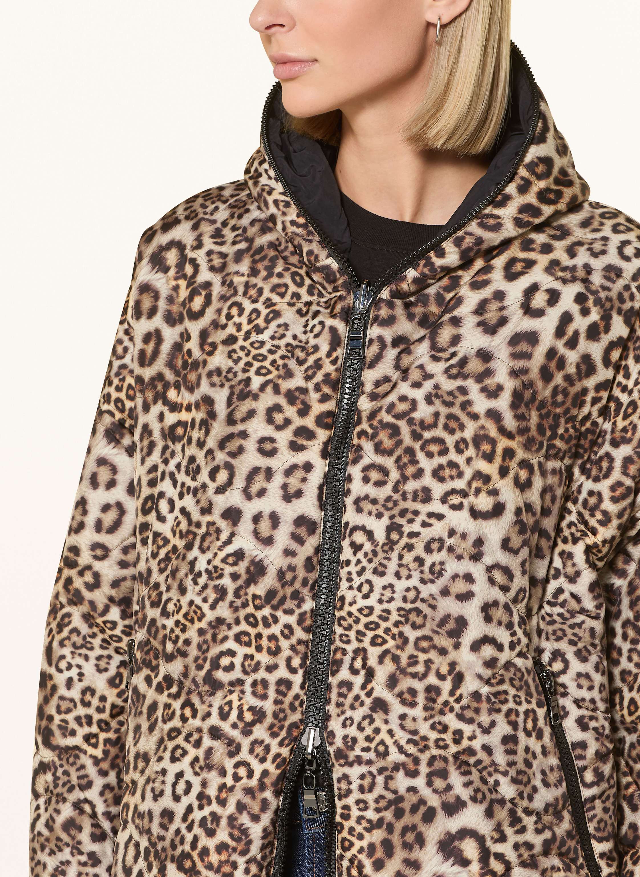 Thumbnail - No.1 Como Jacke Cherry Zum Wenden schwarz