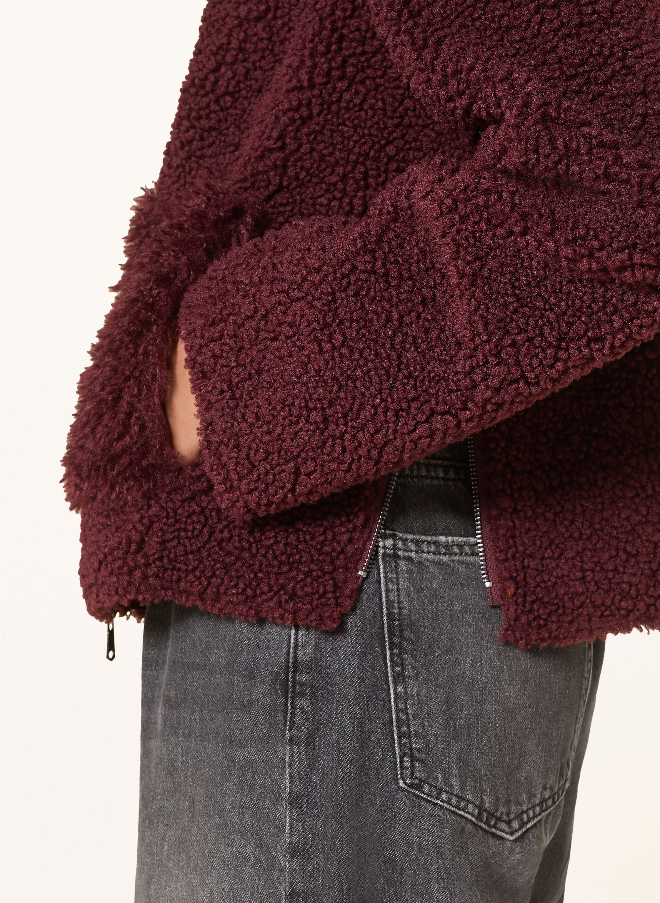 Thumbnail - Beaumont Teddyfell-Jacke Roxy Mit Kunstfell rot