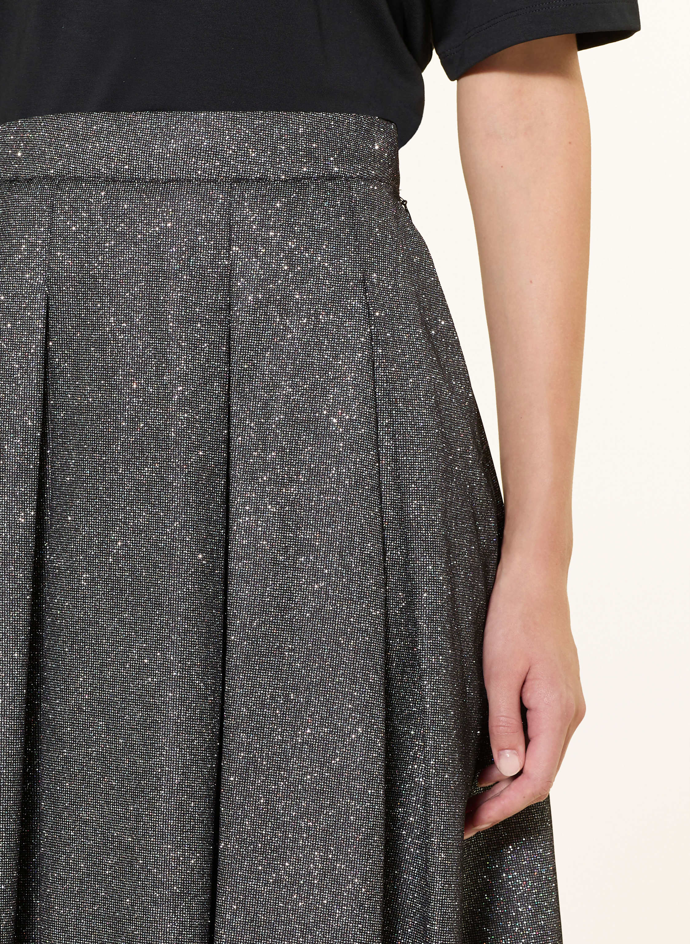 Thumbnail - Copenhagen Muse Faltenrock Cmshinmi silber