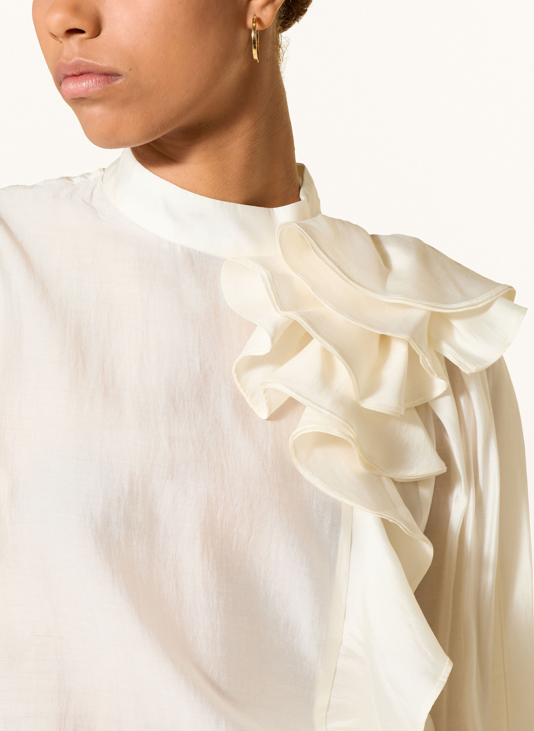 Thumbnail - Copenhagen Muse Blusenshirt Cmmolly Mit Volants weiss