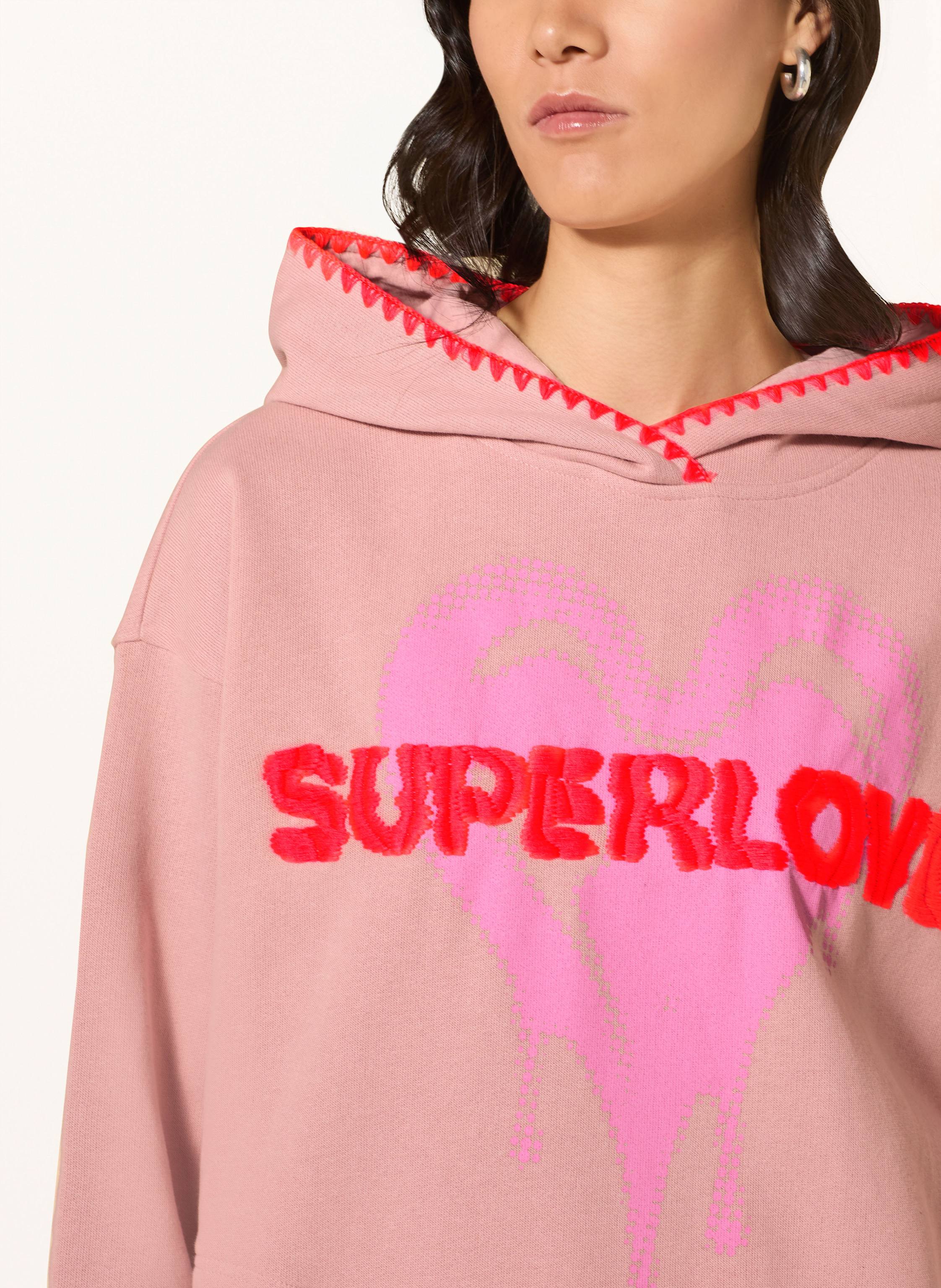 Thumbnail - Grace Oversized-Hoodie rosa