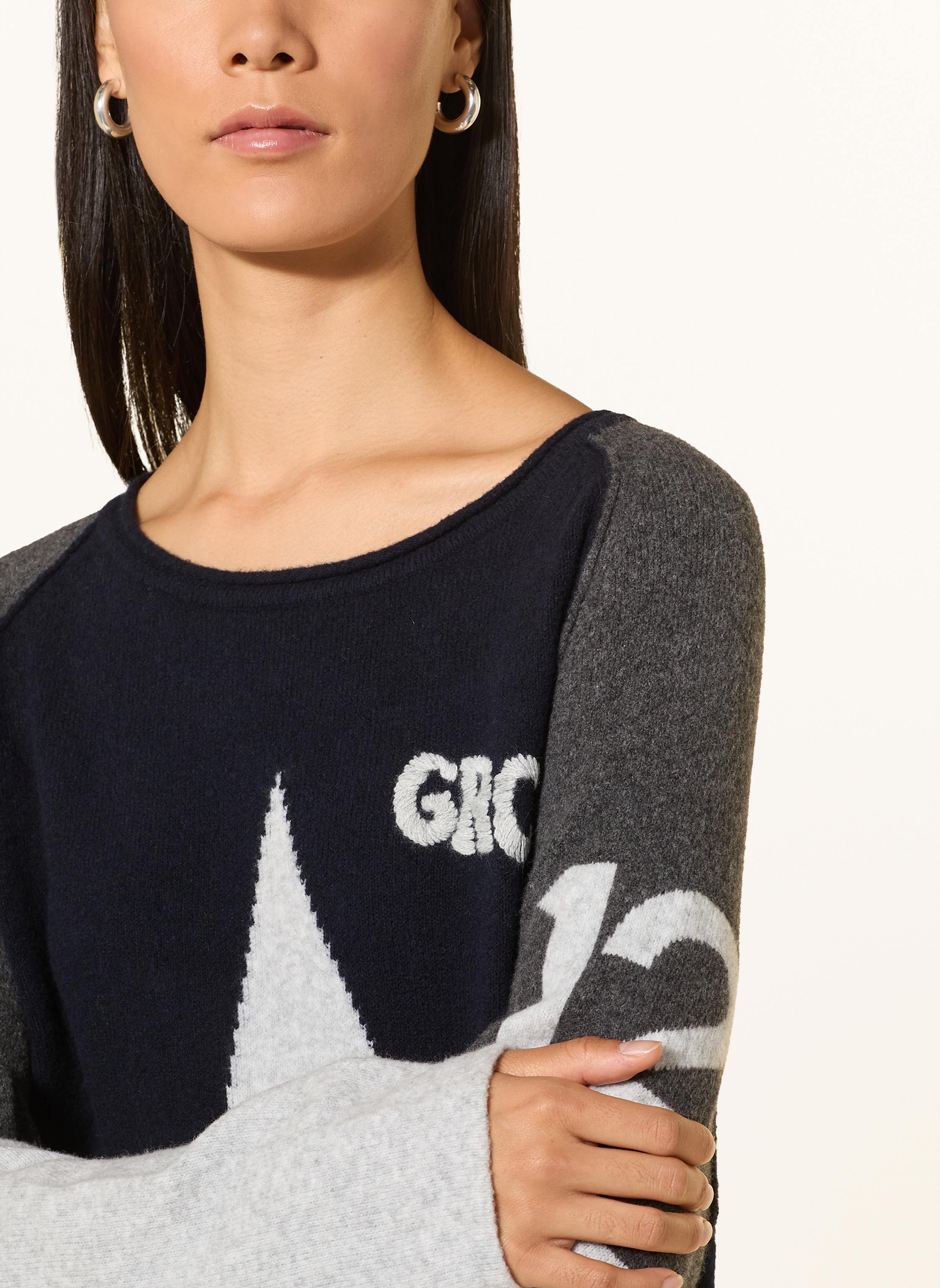 Thumbnail - Grace Oversized-Pullover blau