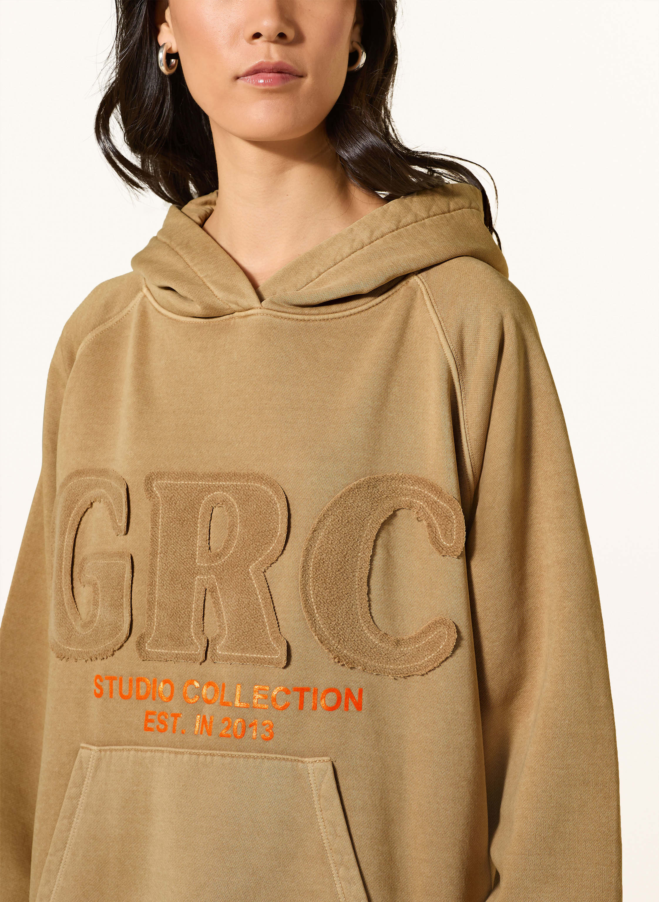 Thumbnail - Grace Oversized-Hoodie braun