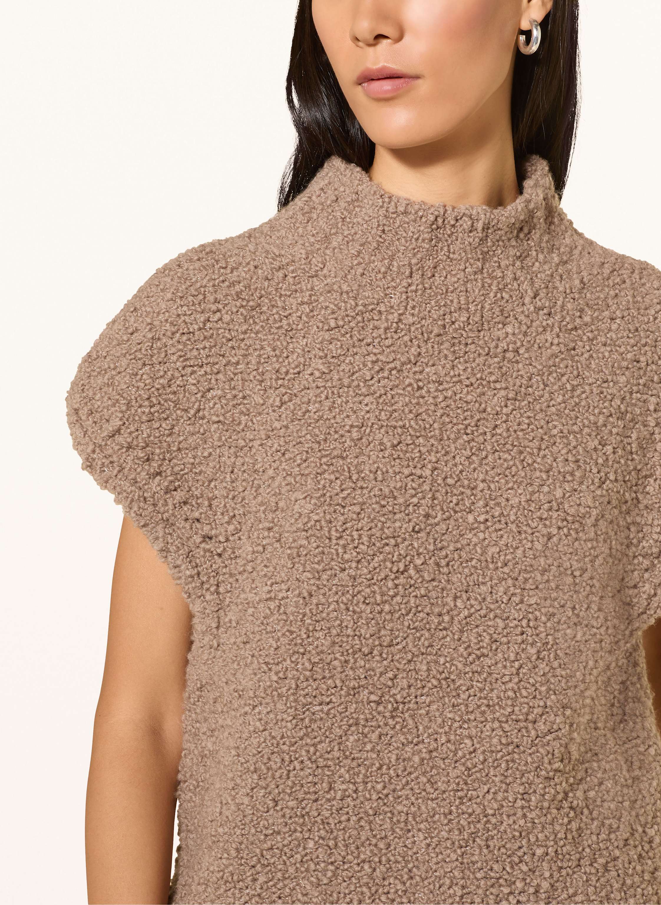 Thumbnail - Grace Teddyfell-Pullunder braun