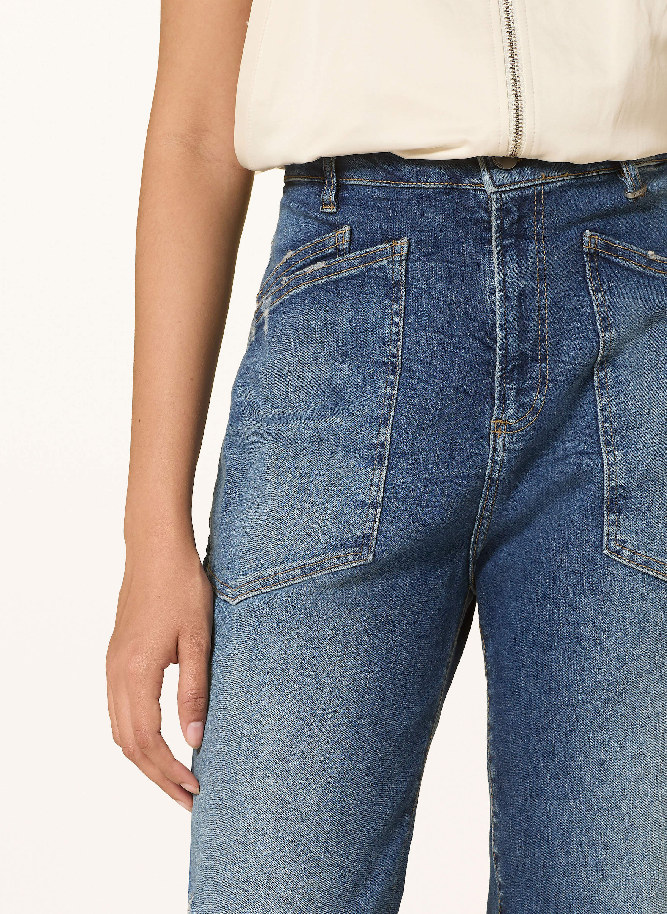 Thumbnail - Elias Rumelis Straight Jeans Sendy blau