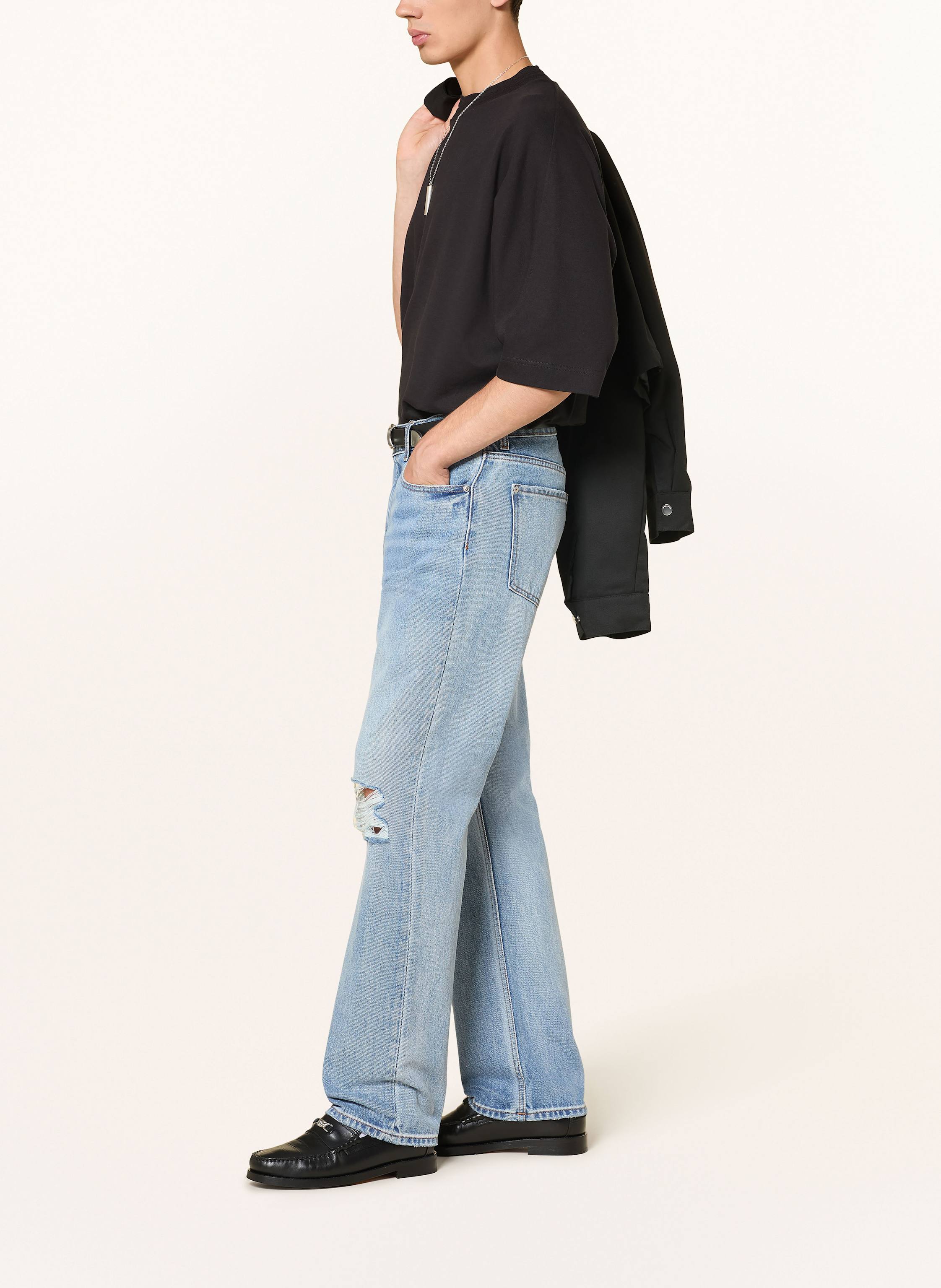 Thumbnail - 7 For All Mankind Jeans Modern Straight Terrell Straight Fit blau