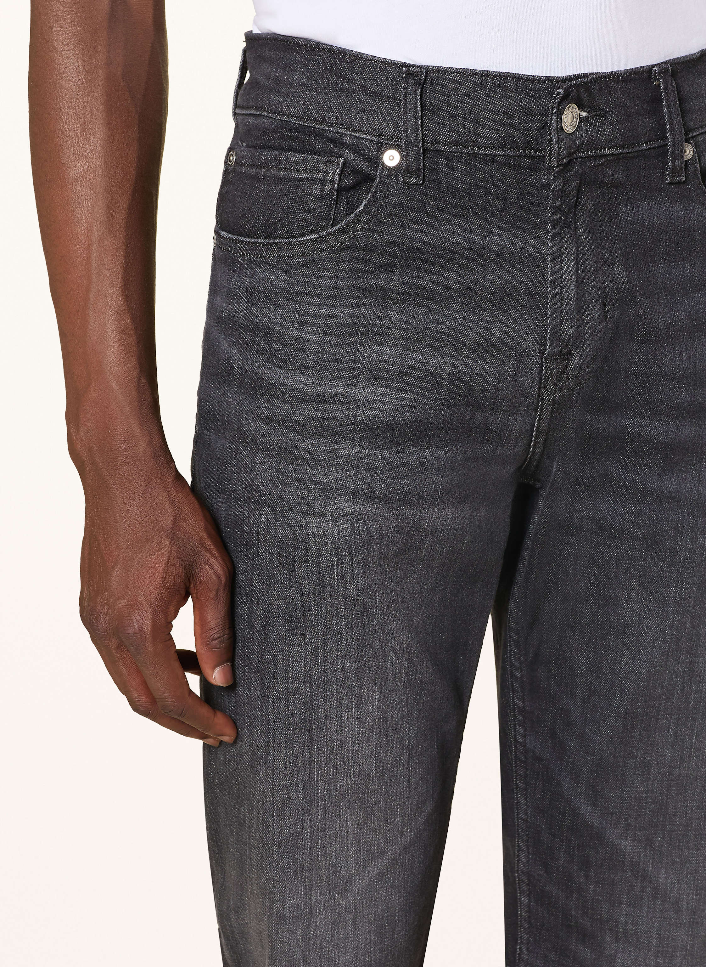 Thumbnail - 7 For All Mankind Jeans Slimmy Jupiter Slim Fit schwarz