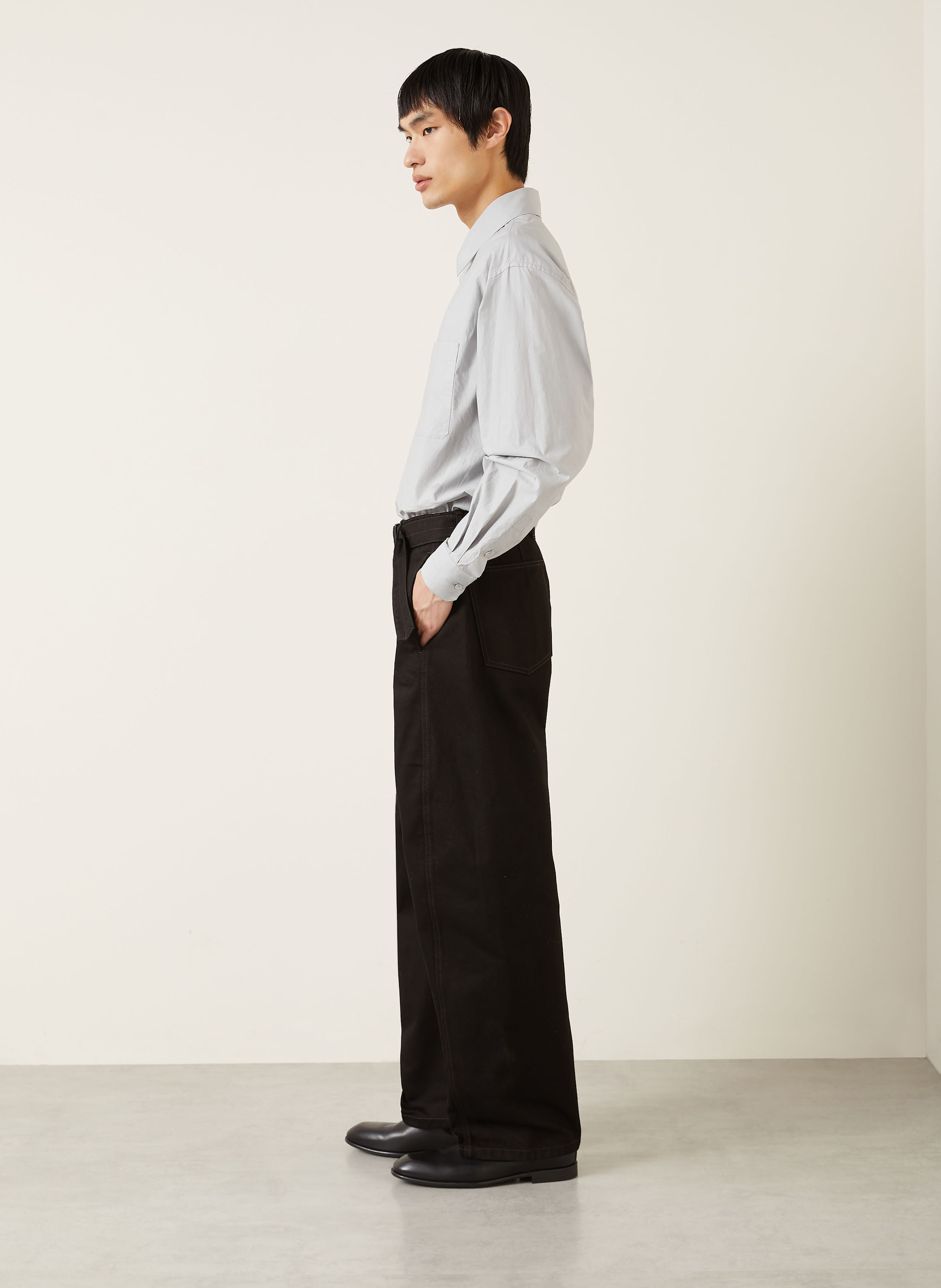 Thumbnail - Lemaire Hose Regular Fit schwarz