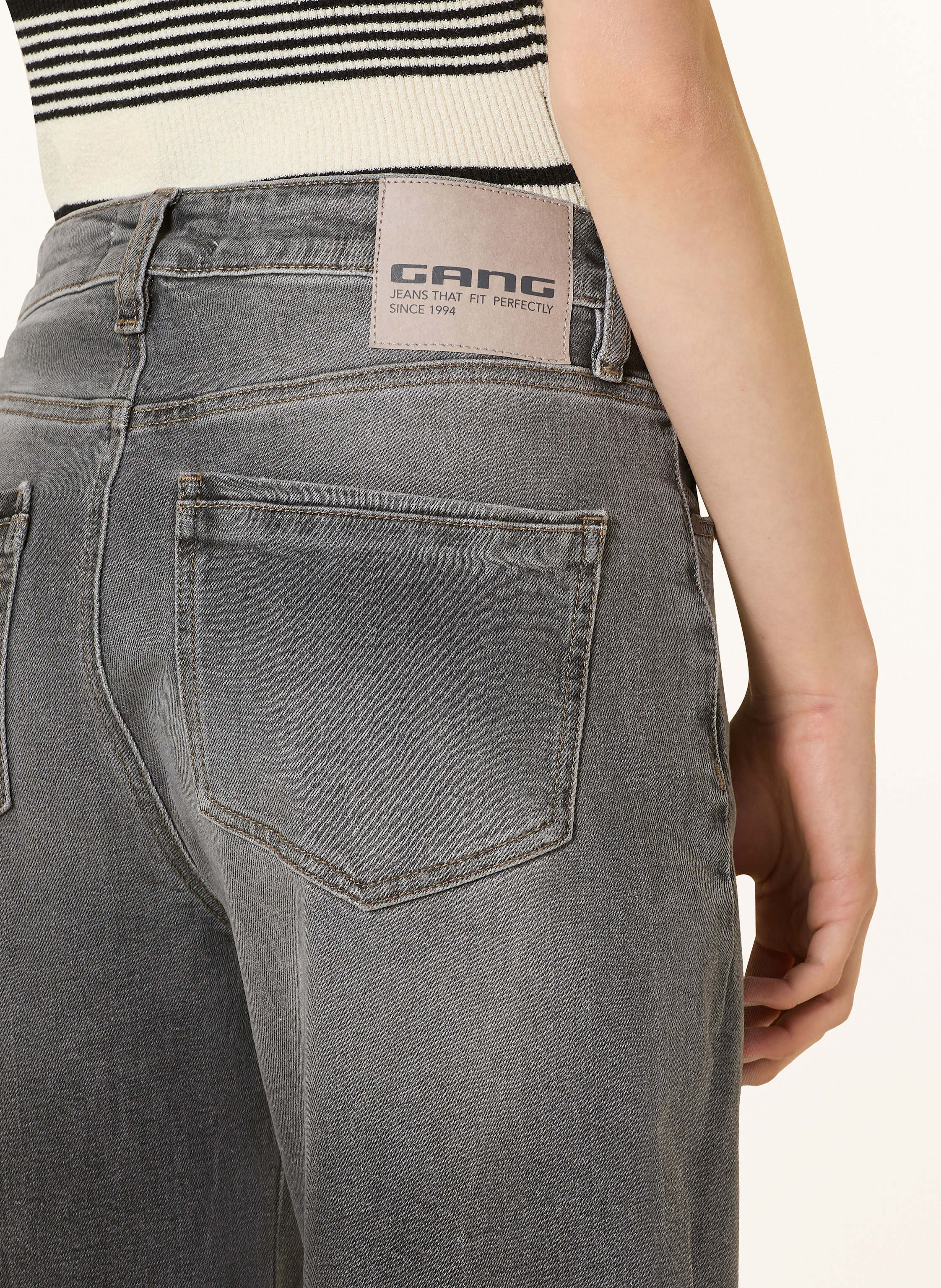 Thumbnail - Gang Straight Jeans 94jul grau