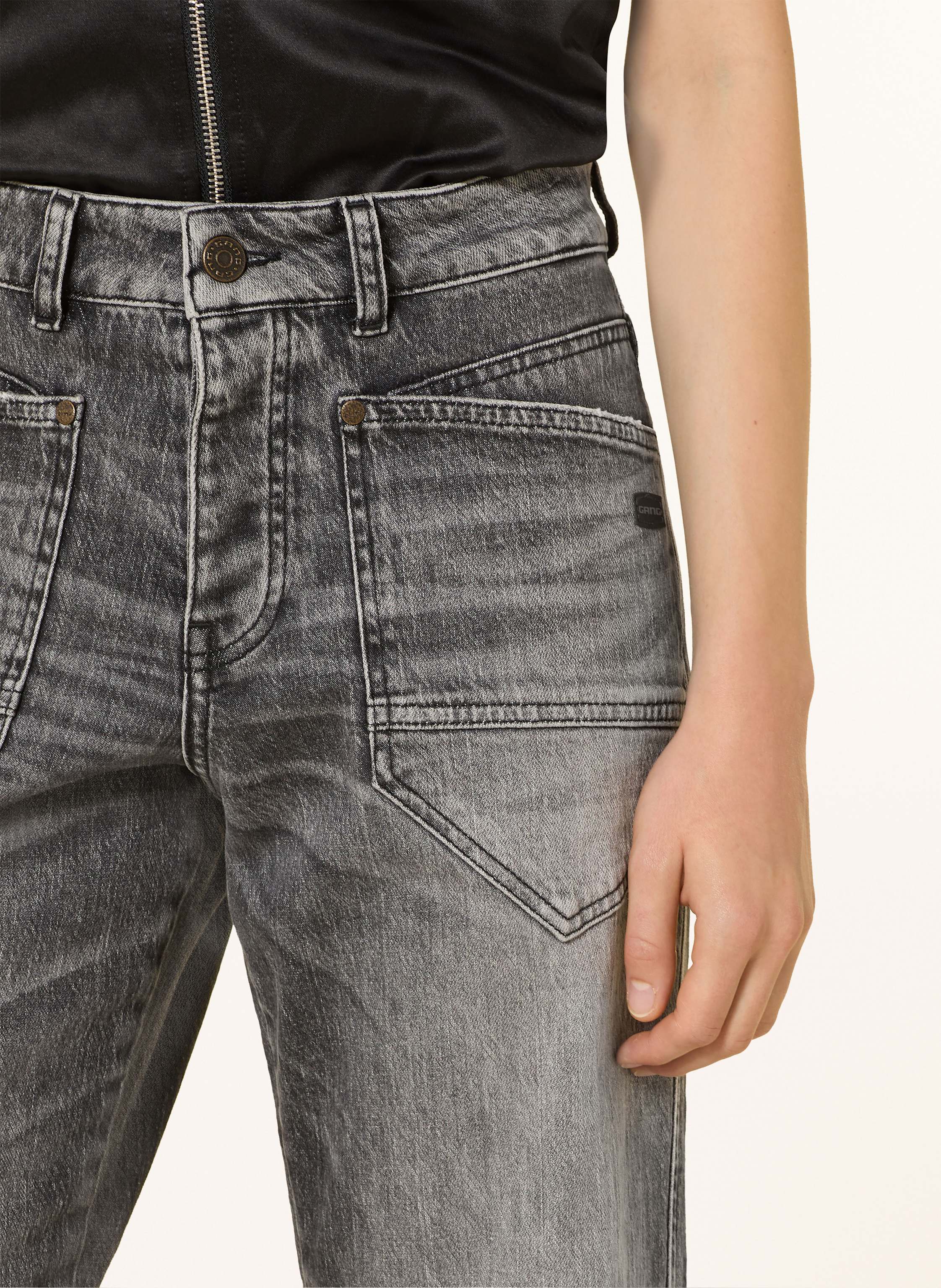 Thumbnail - Gang Straight Jeans 94roberta grau