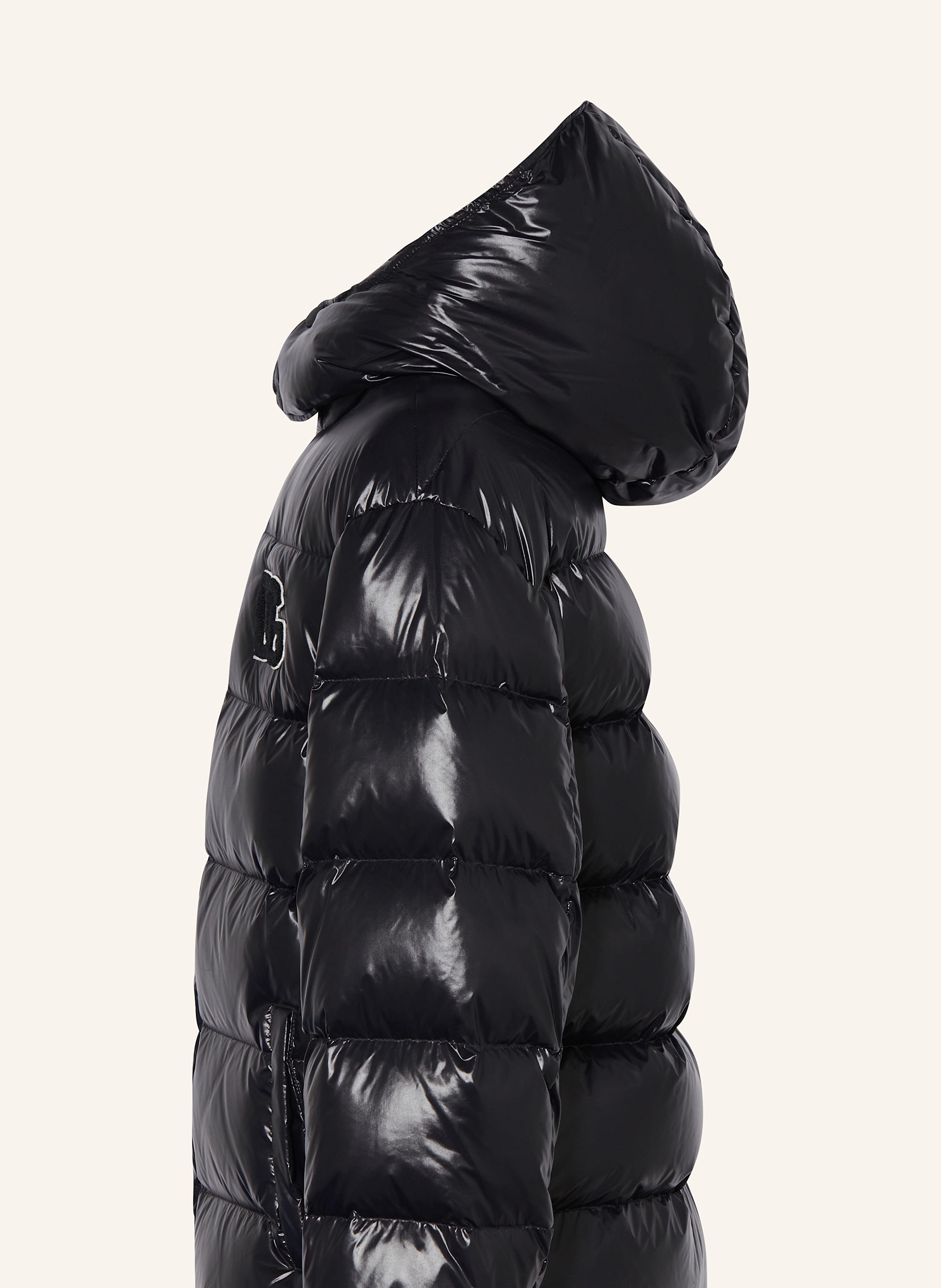 Thumbnail - Dolce & Gabbana Daunenjacke Mit Abnehmbarer Kapuze schwarz