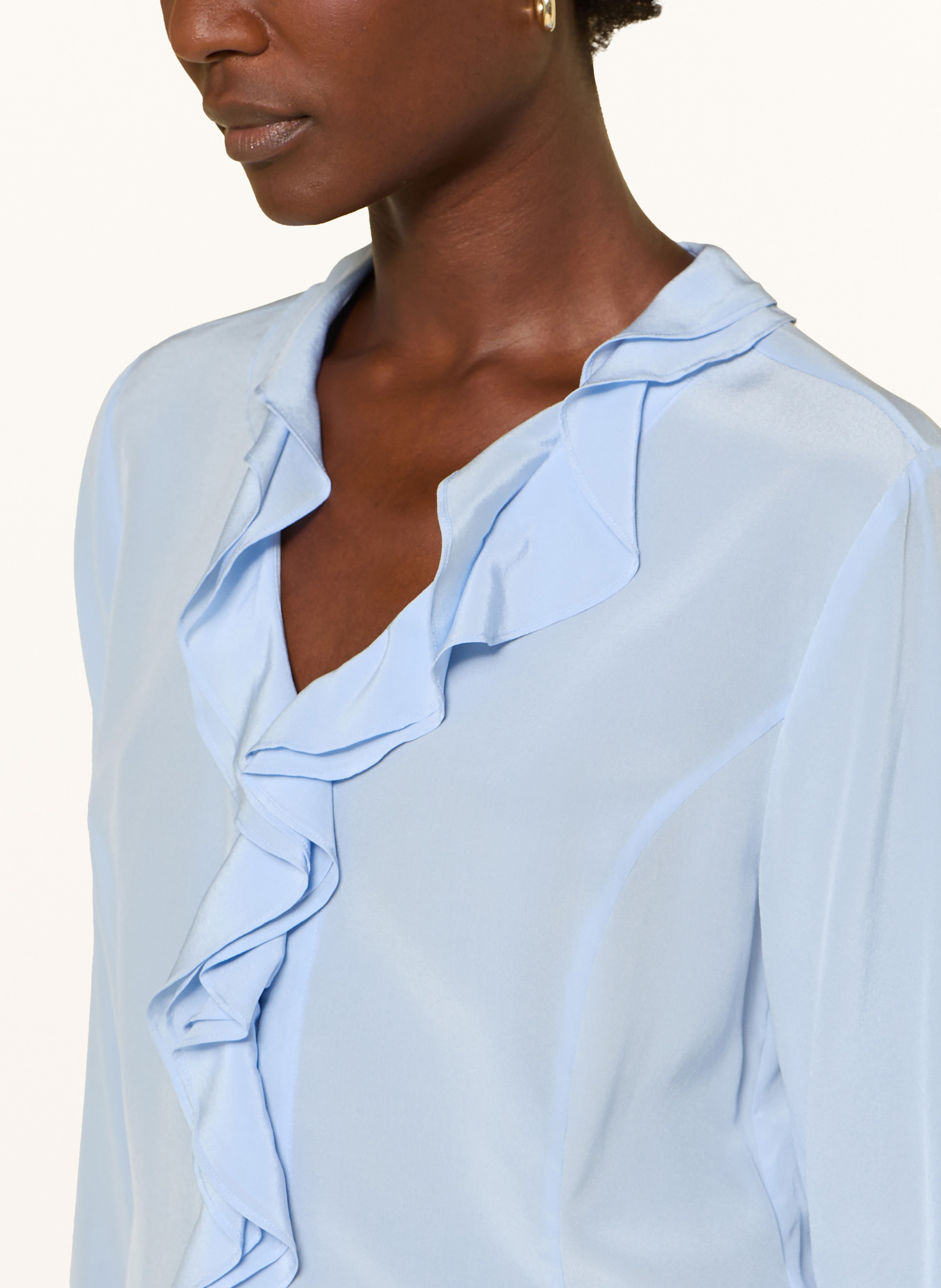 Thumbnail - Lilienfels Seidenbluse blau