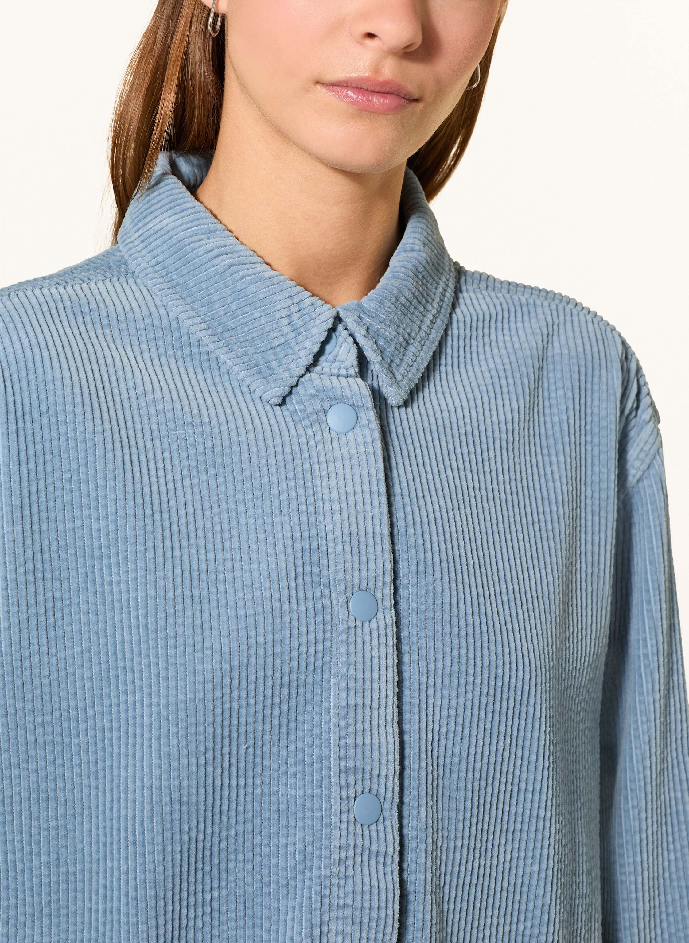 Thumbnail - Lanius Hemdbluse Aus Cord blau