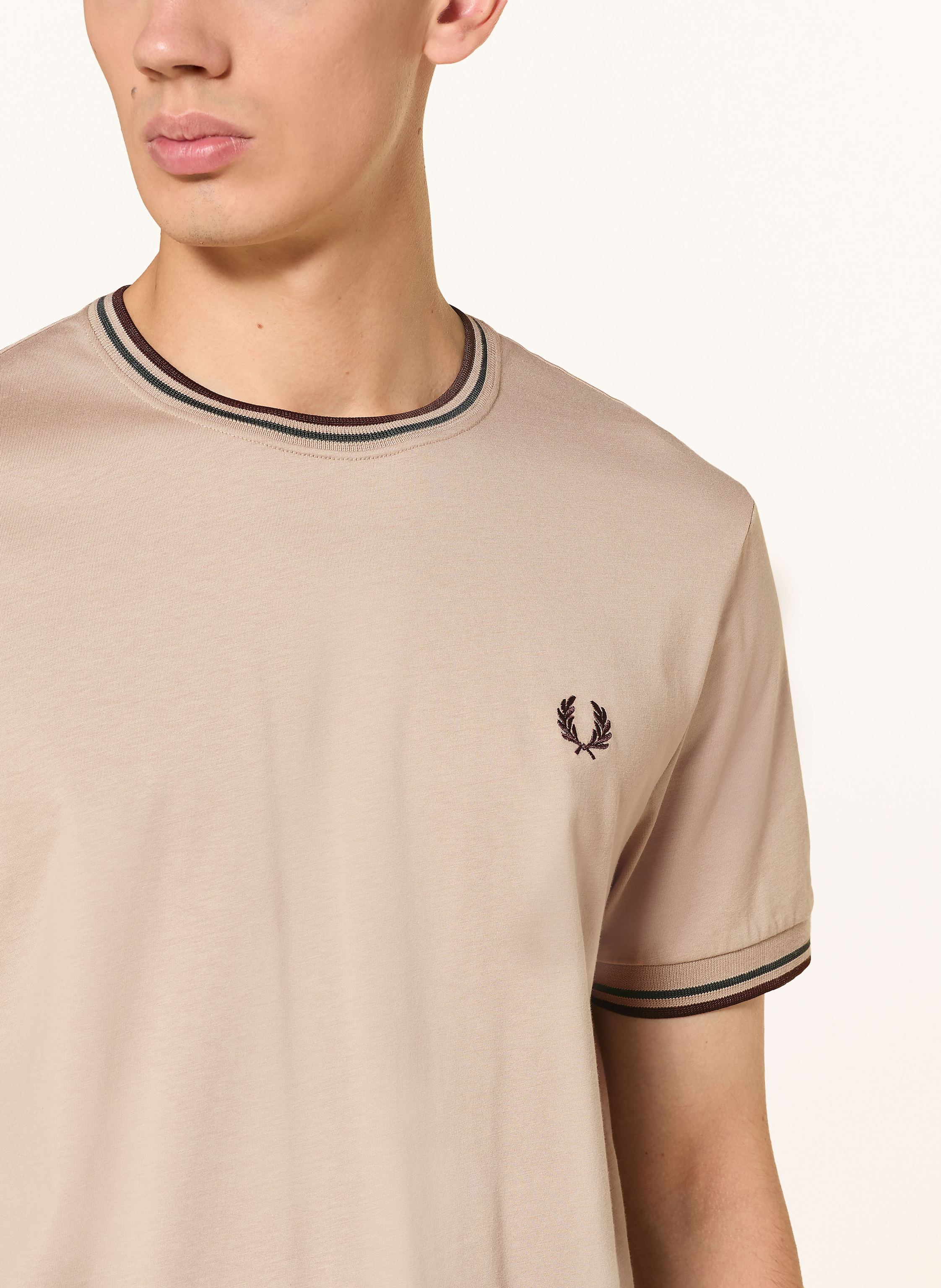 Thumbnail - Fred Perry T-Shirt beige