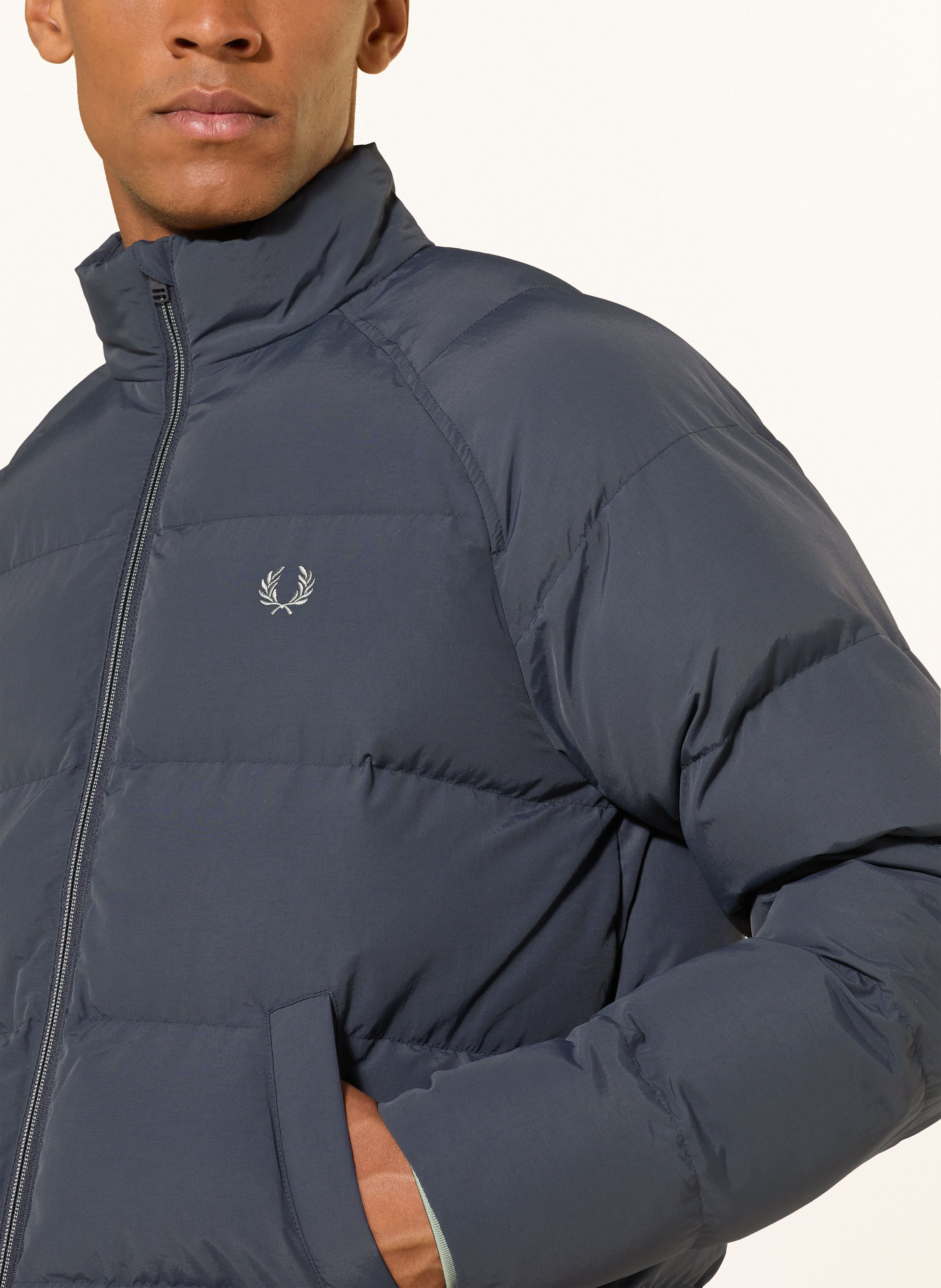 Thumbnail - Fred Perry Steppjacke blau