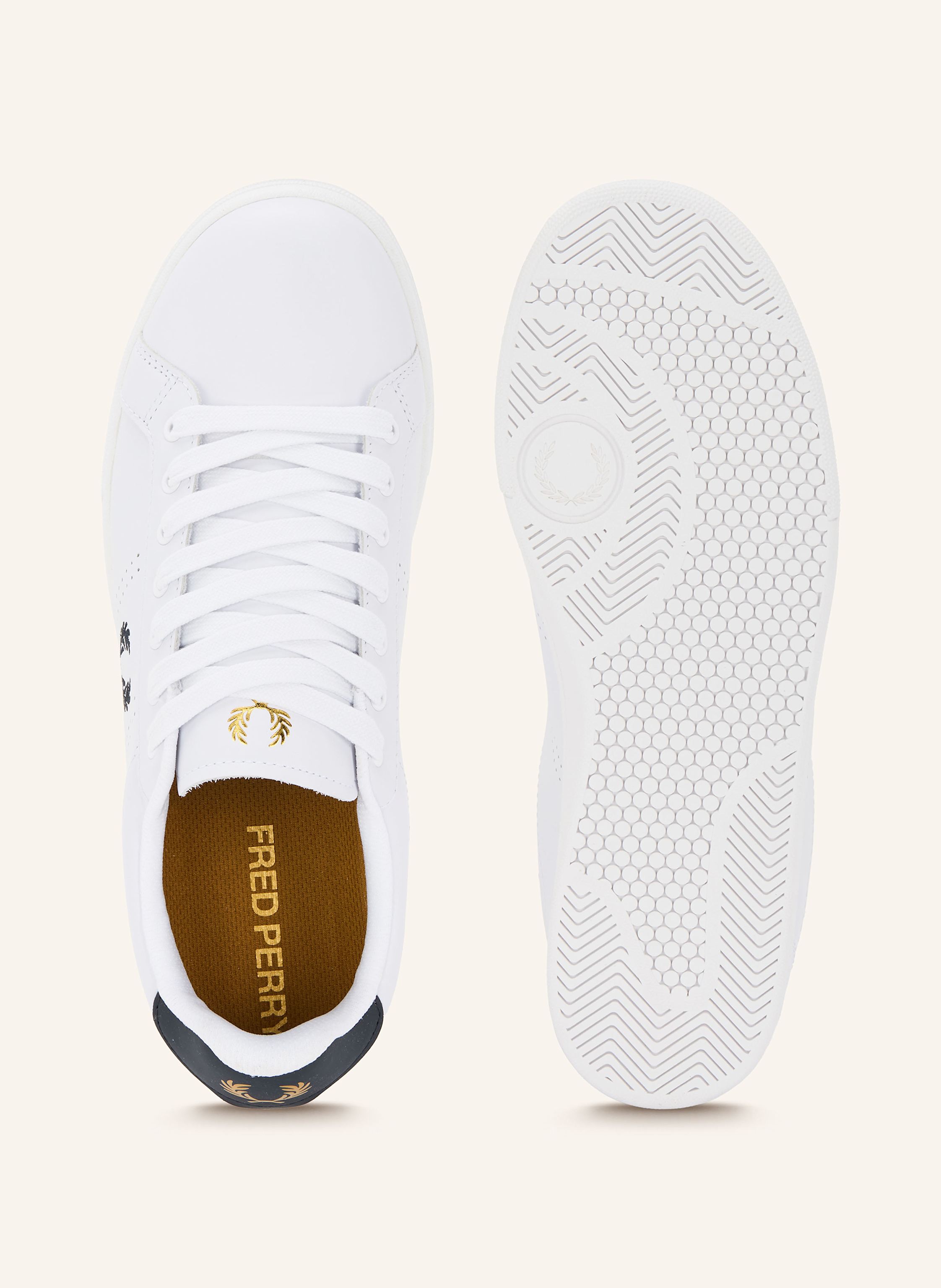 Thumbnail - Fred Perry Sneaker weiss