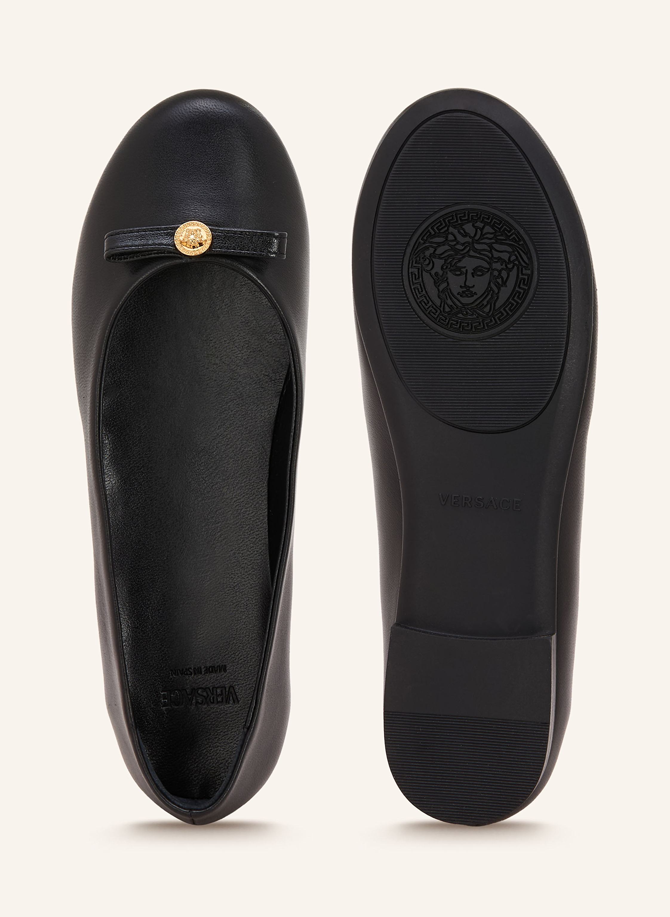 Thumbnail - Versace Ballerinas schwarz