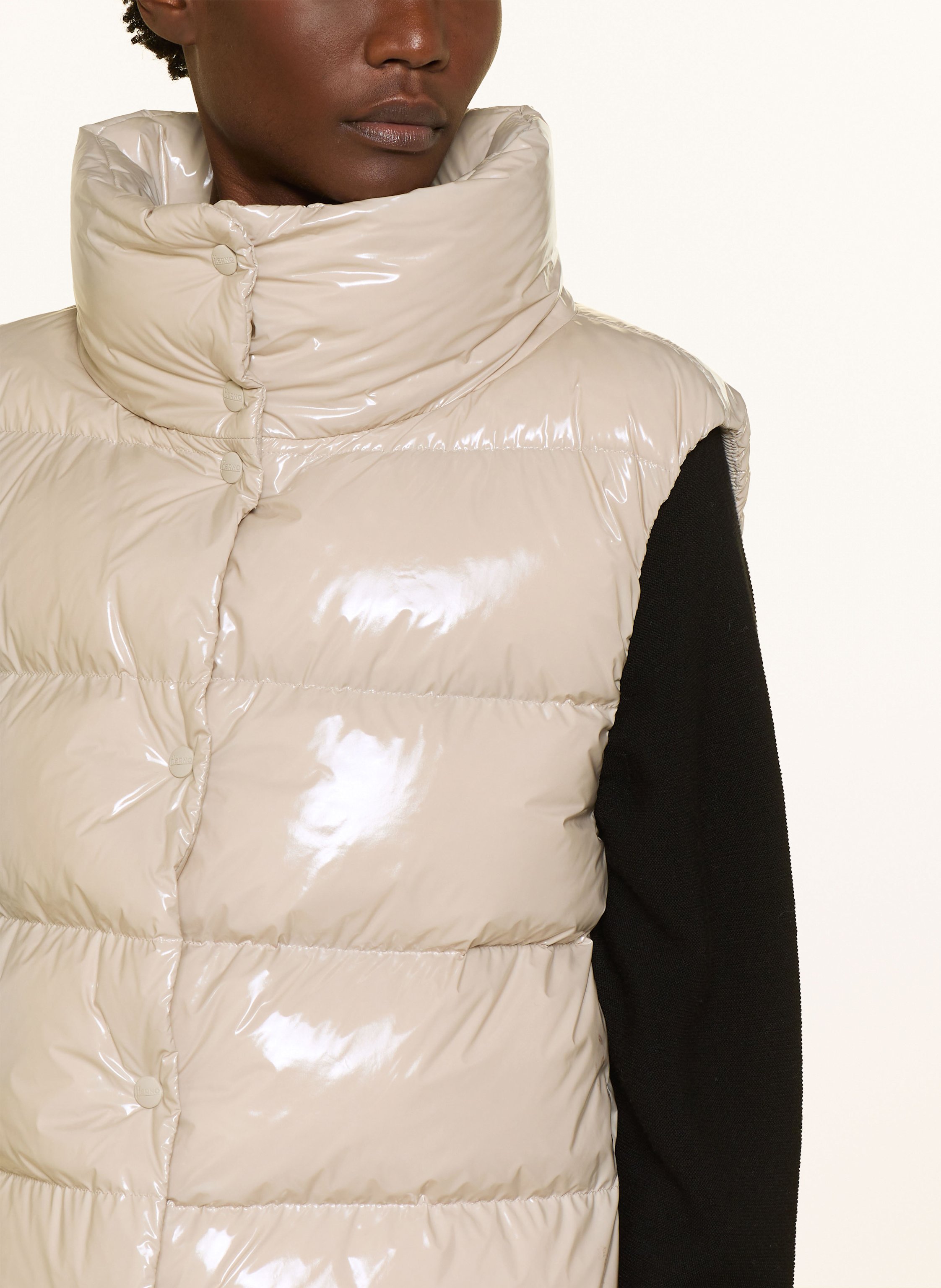 Thumbnail - Herno Daunenweste beige