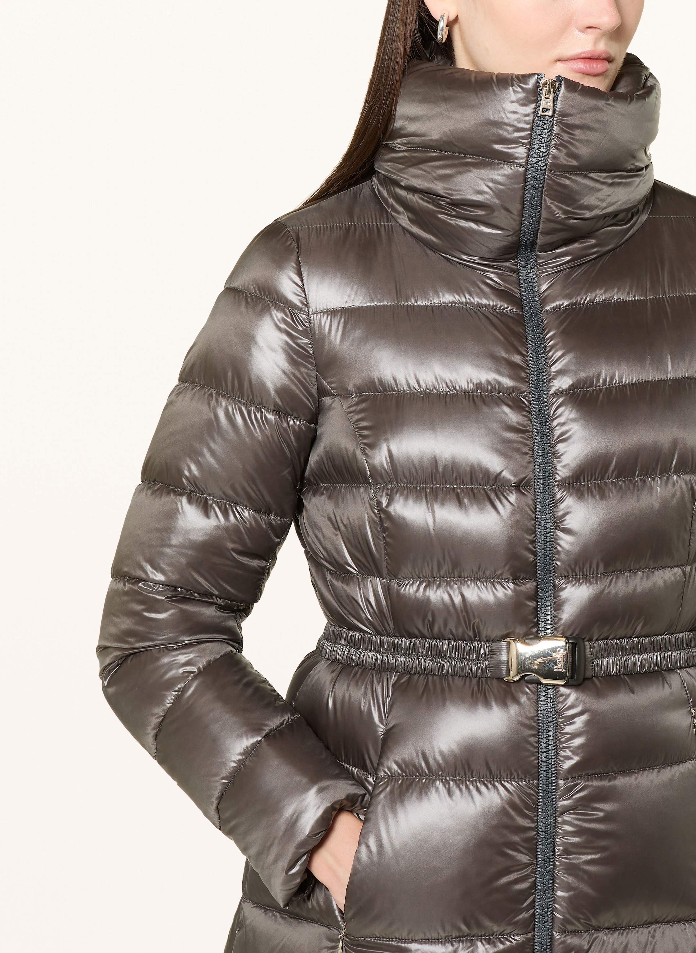 Thumbnail - Herno Daunenmantel grau