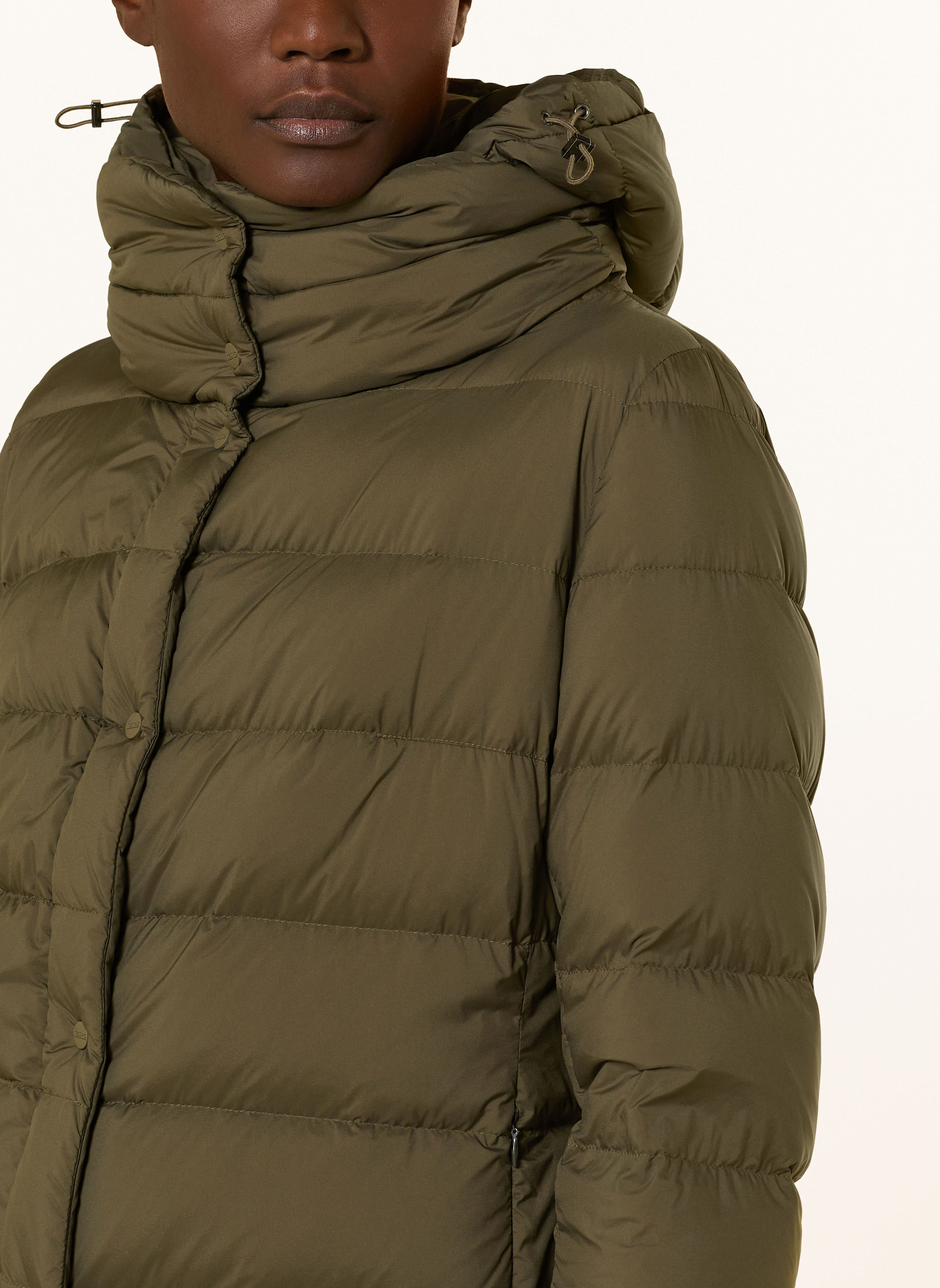 Thumbnail - Herno Daunenmantel Mit Abnehmbarer Kapuze gruen