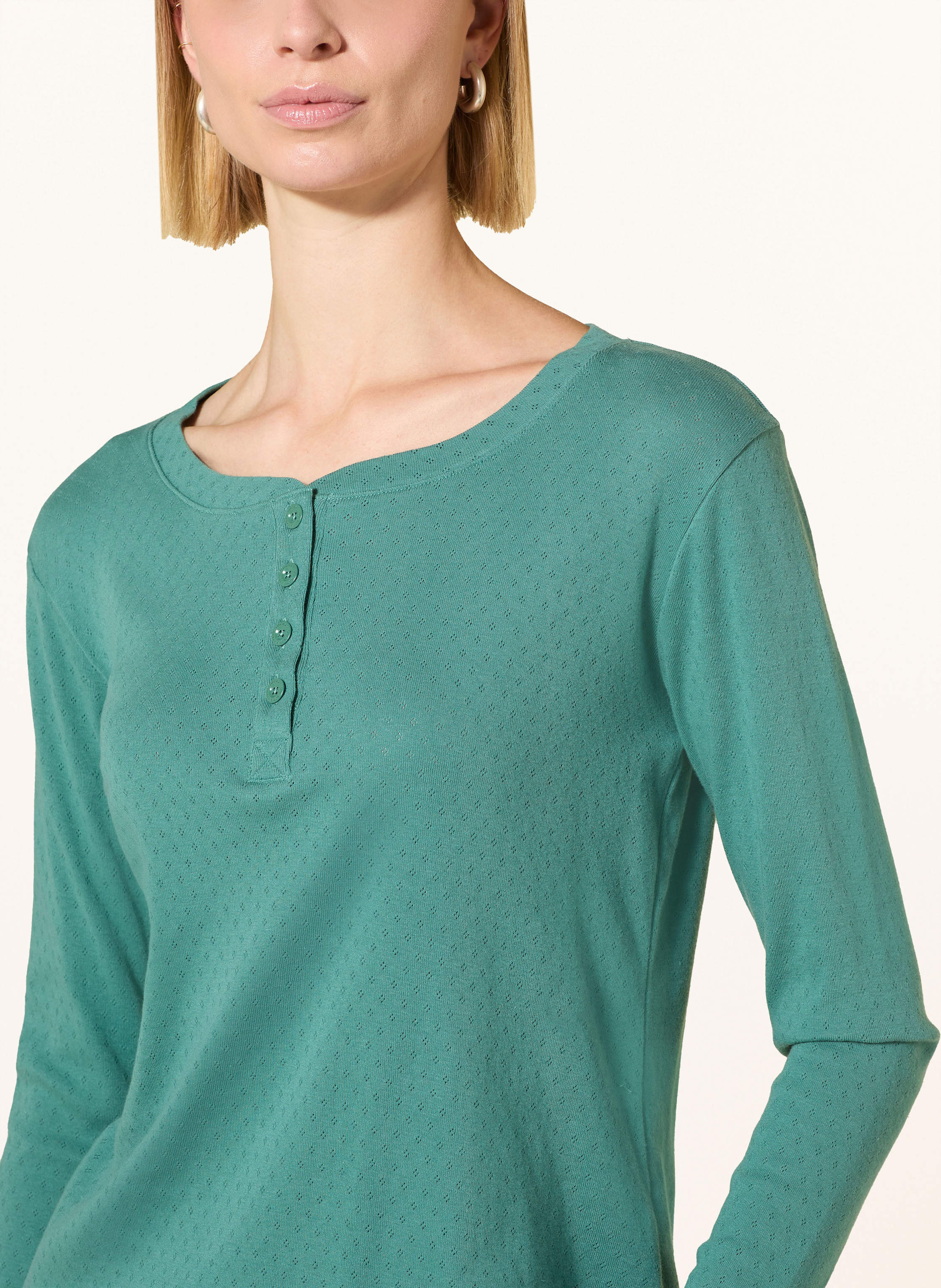 Thumbnail - Jockey Schlafshirt Everday Flannel gruen