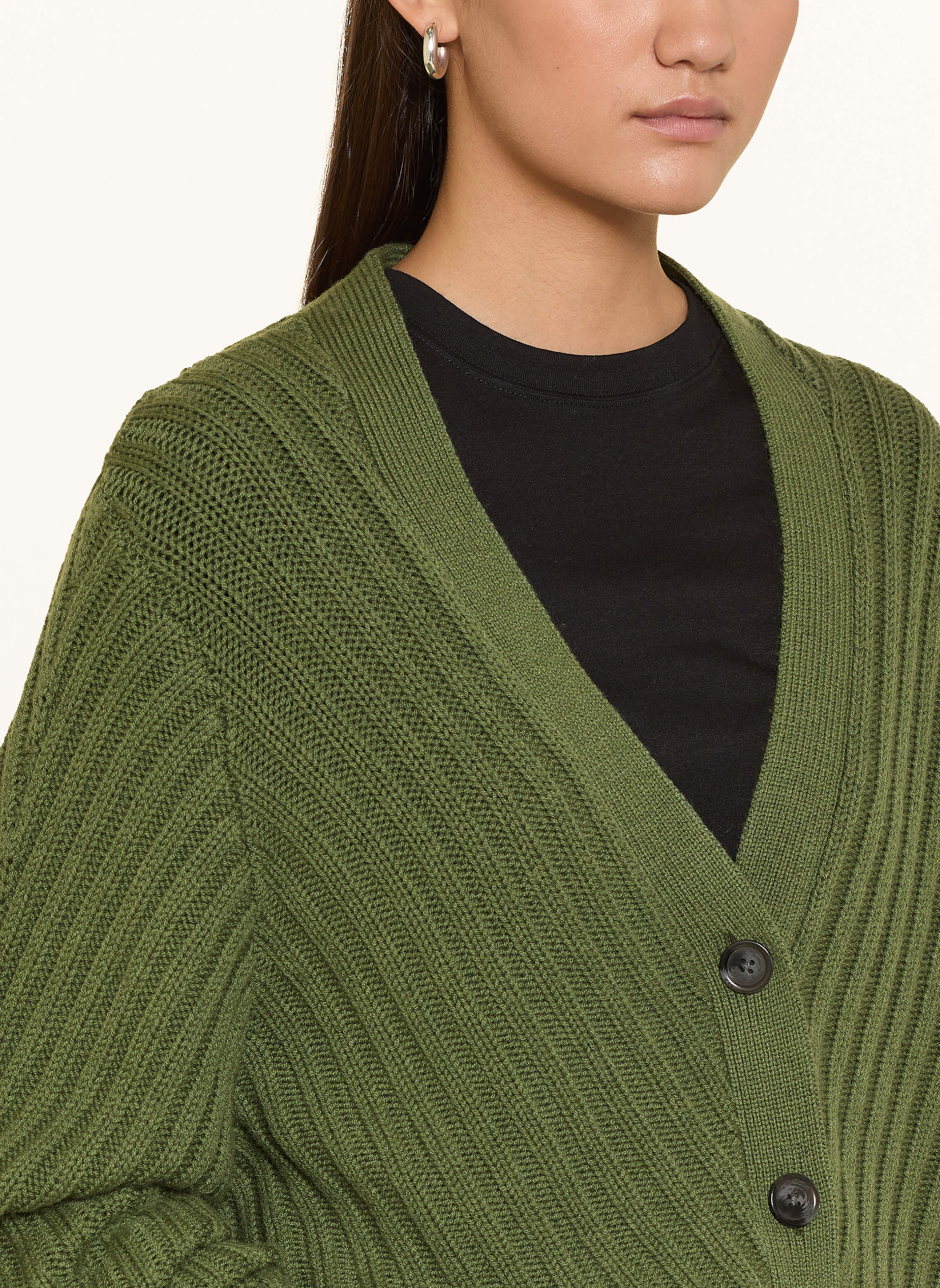 Thumbnail - Mrs & Hugs Strickjacke gruen