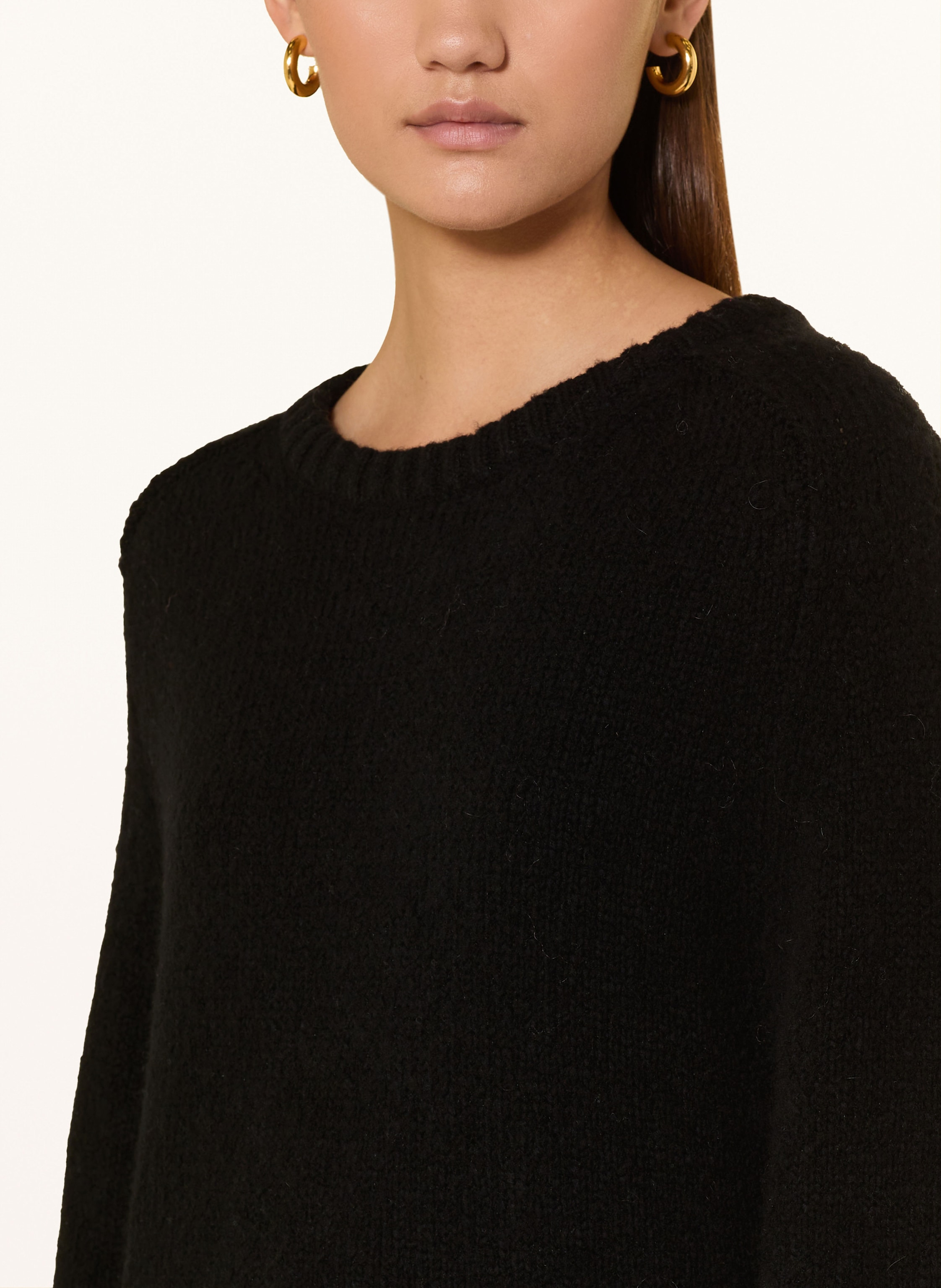 Thumbnail - Mrs & Hugs Pullover Aus Merinowolle schwarz