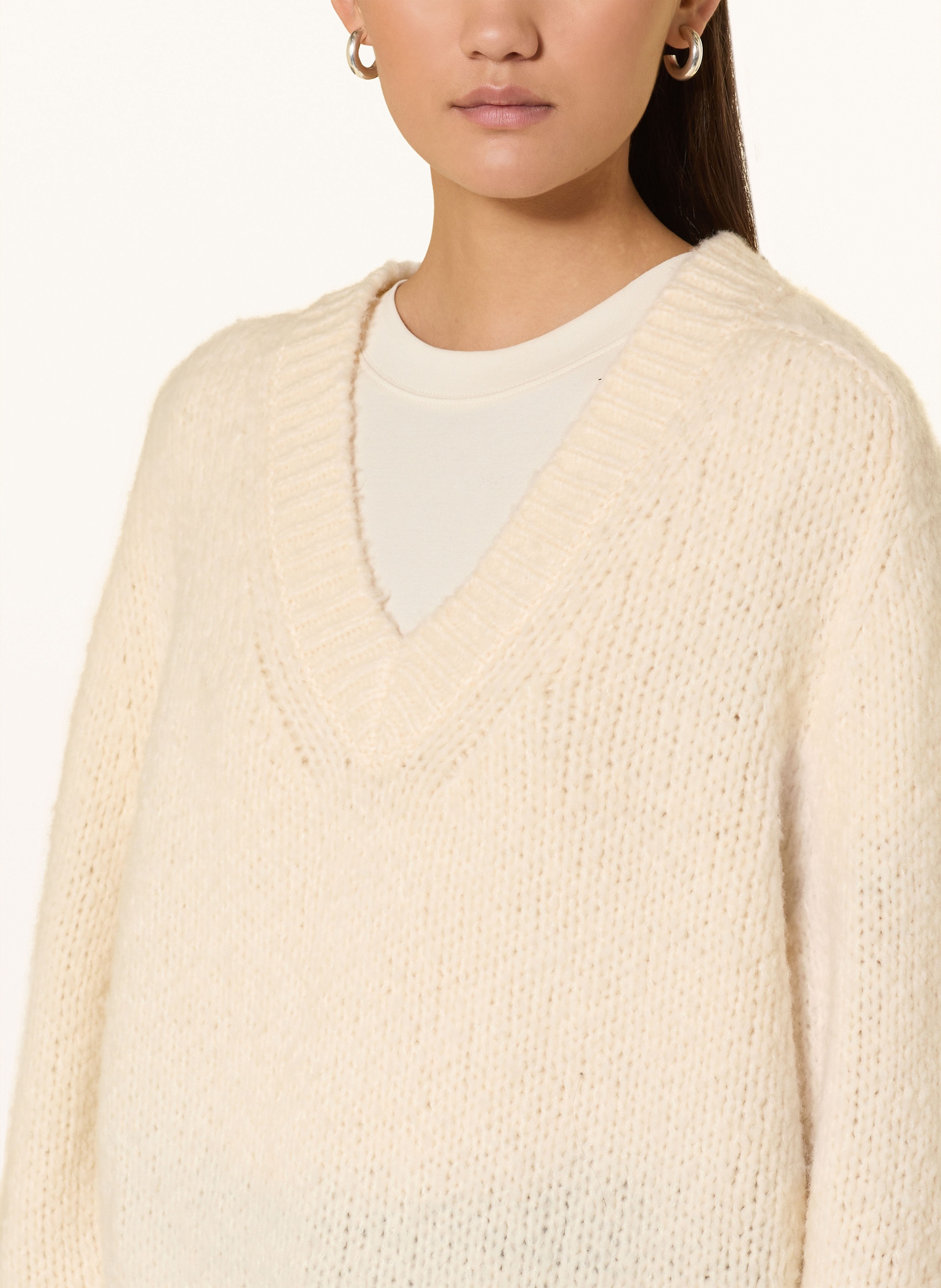 Thumbnail - Mrs & Hugs Pullover Aus Merinowolle weiss