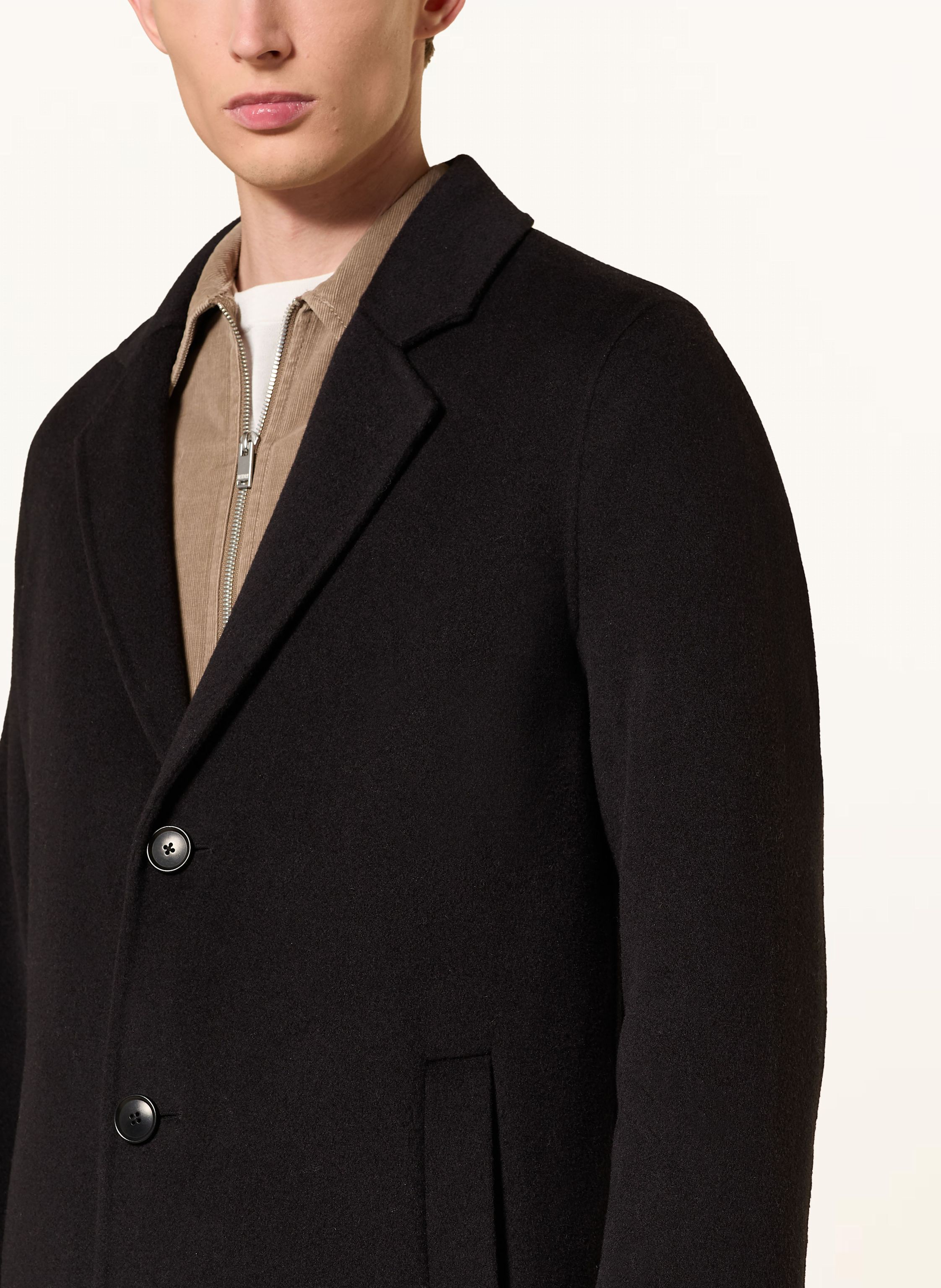 Thumbnail - Drykorn Wollmantel Skolan schwarz